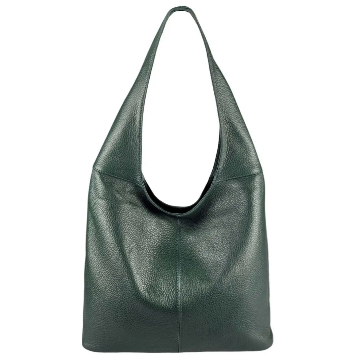 Modarno Borsa Hobo a spalla in Vera Pelle Dollaro Made In Italy 38x16x28 cm