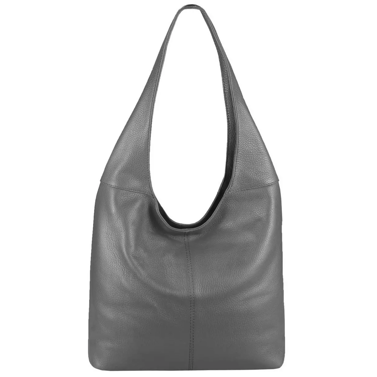 Modarno Borsa Hobo a spalla in Vera Pelle Dollaro Made In Italy 38x16x28 cm