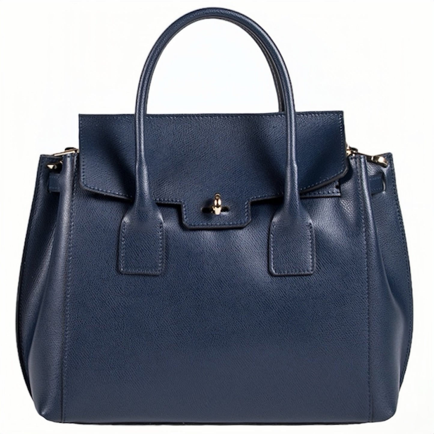 Modarno Borsa a mano in vera pelle Saffiano Versione Grande 35x12x31 cm