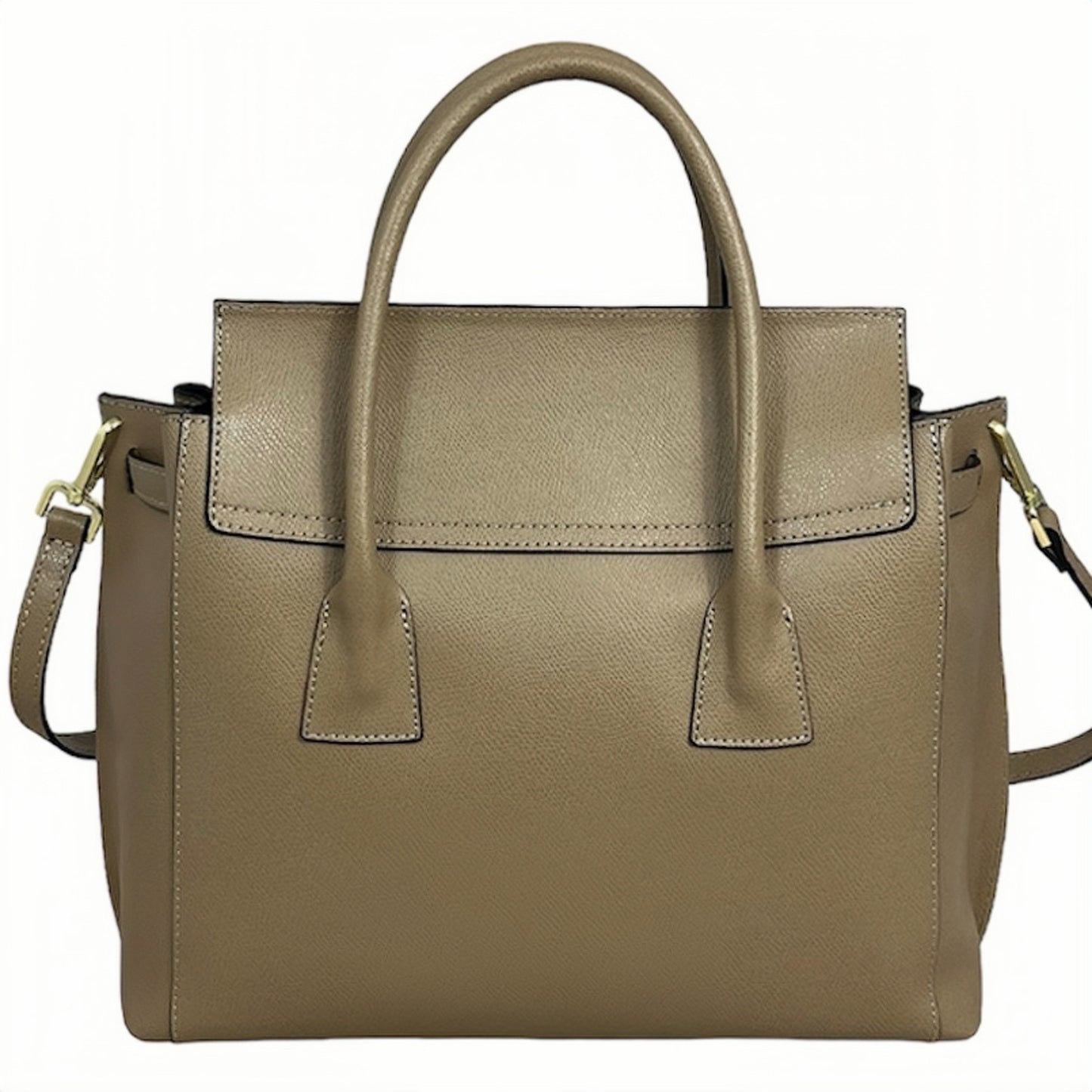 Modarno Borsa a mano in vera pelle Saffiano Versione Grande 35x12x31 cm