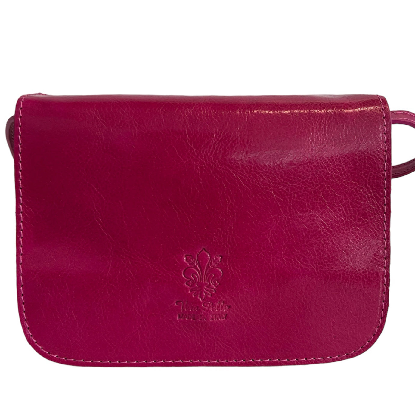 Modarno Schultertasche aus echtem pflanzlich gegerbtem Leder 20 x 7 x 15 cm