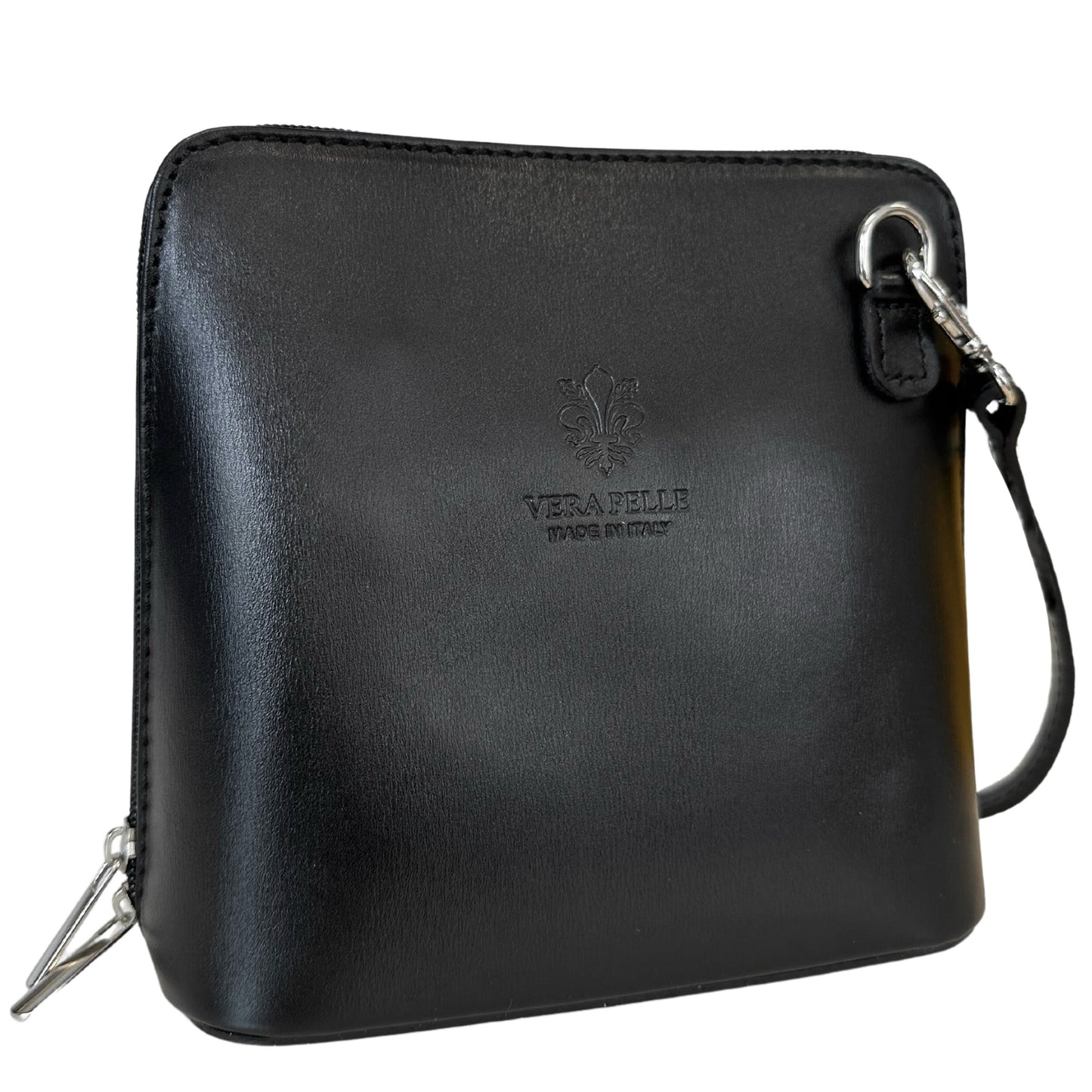 Modarno Borsetta a tracolla in vera pelle utility 18x8x16 cm