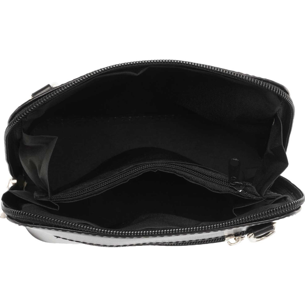 Modarno Borsetta a tracolla in vera pelle utility 18x8x16 cm