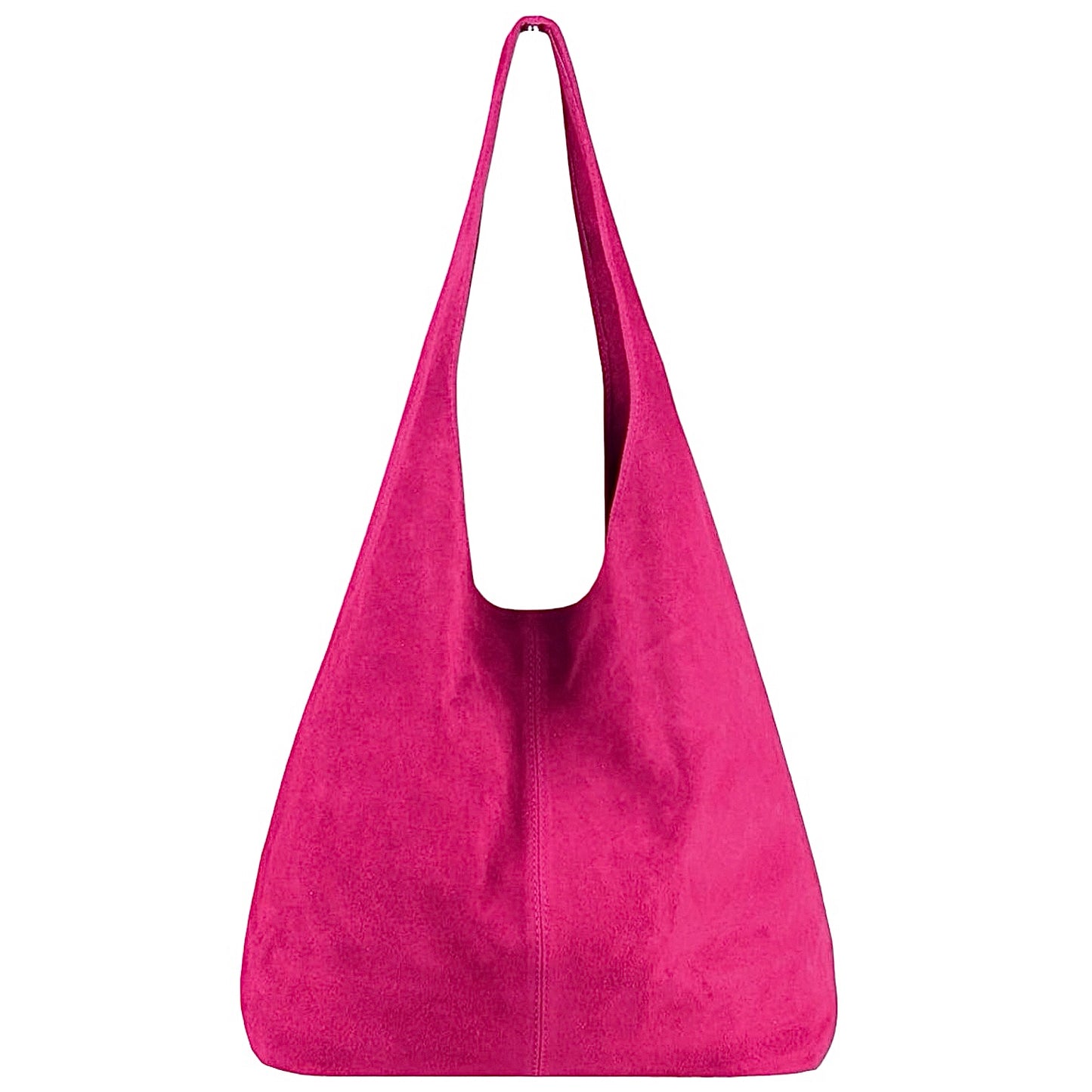 Modarno Borsa a tracolla da donna in pelle scamosciata pochette, borsa a tracolla, shopper, da donna, in vera pelle