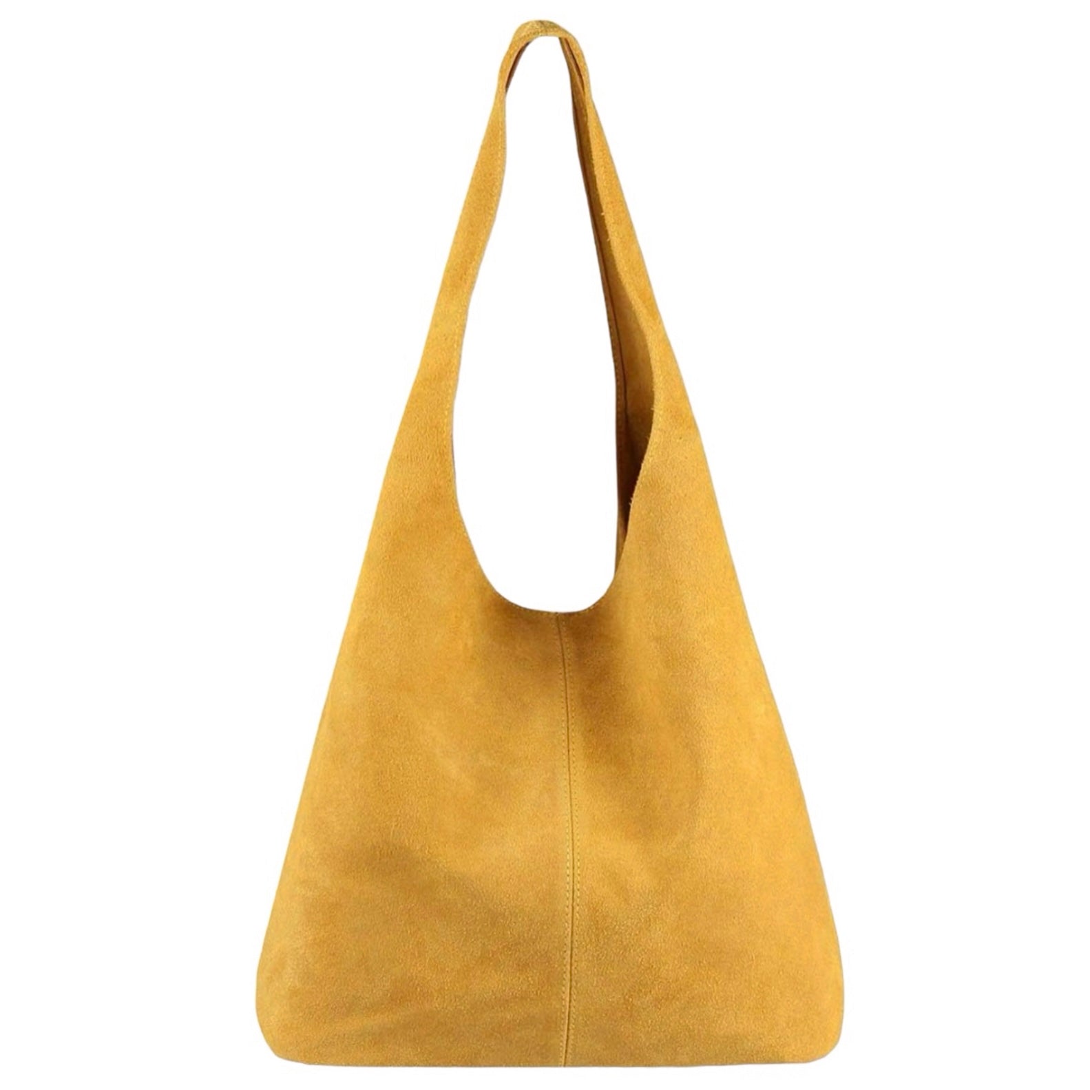 Modarno Borsa a tracolla da donna in pelle scamosciata pochette, borsa a tracolla, shopper, da donna, in vera pelle