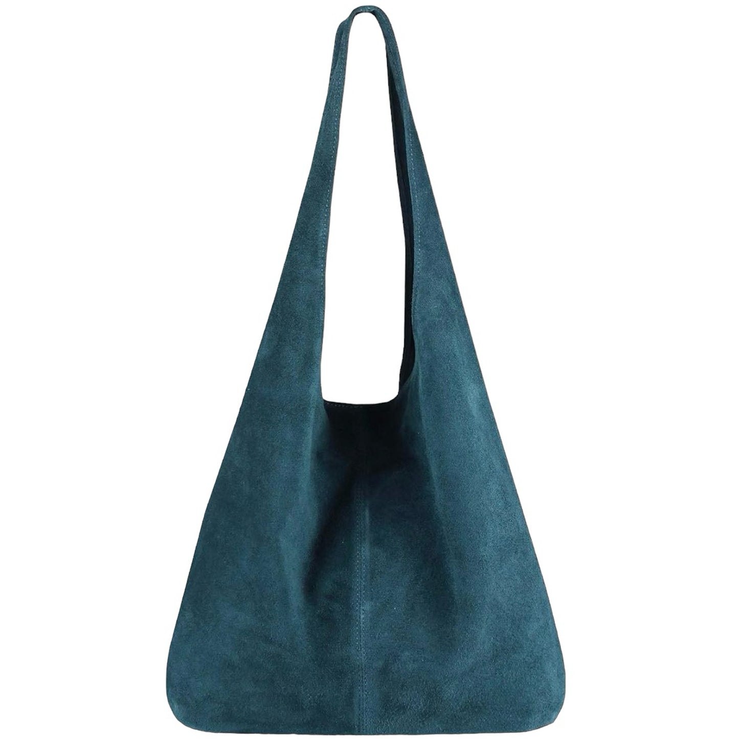 Modarno Borsa a tracolla da donna in pelle scamosciata pochette, borsa a tracolla, shopper, da donna, in vera pelle
