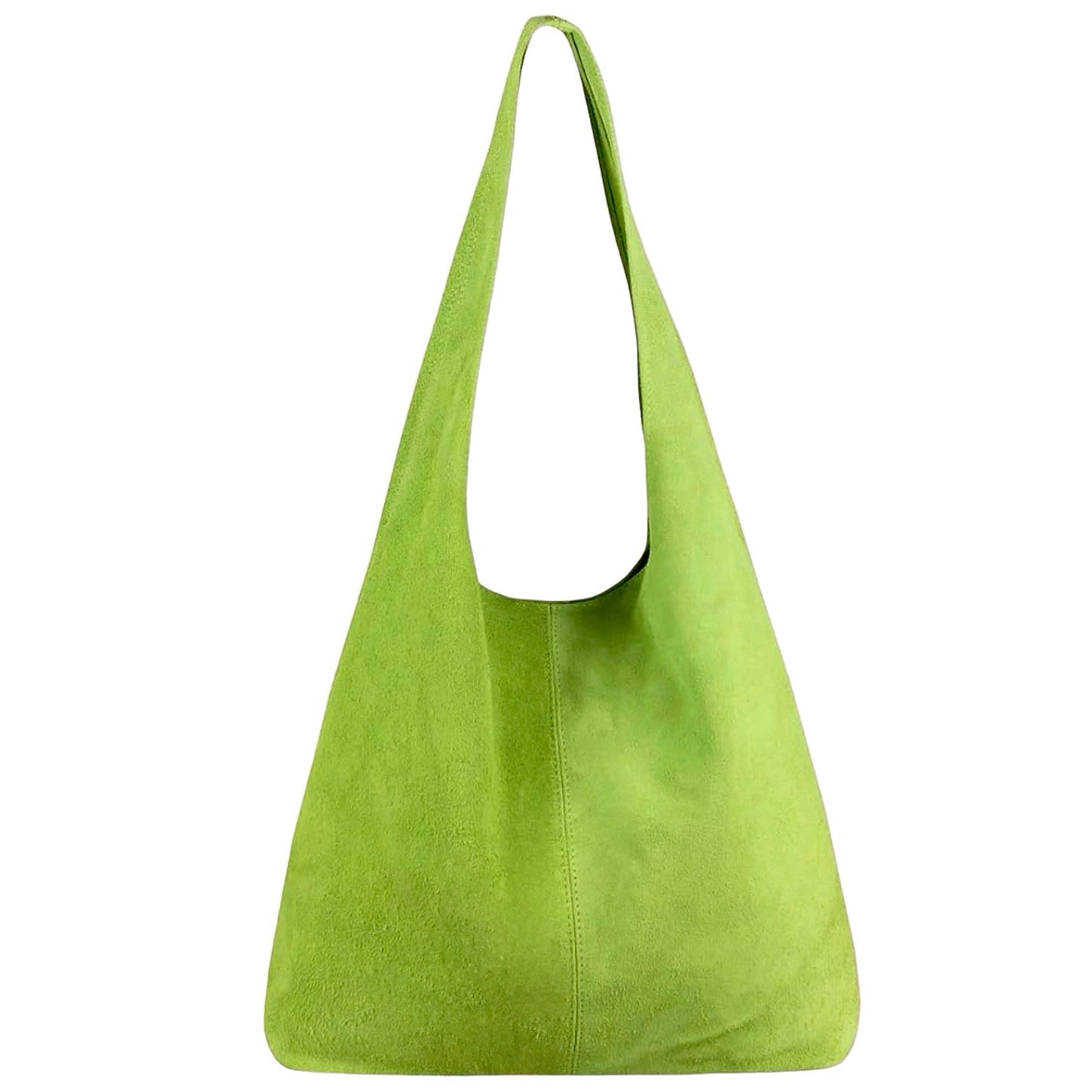 Modarno Borsa a tracolla da donna in pelle scamosciata pochette, borsa a tracolla, shopper, da donna, in vera pelle