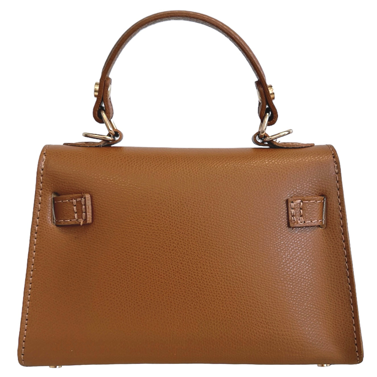 Modarno Borsetta donna "Kelly" in vera pelle Saffiano 21x8x14 cm