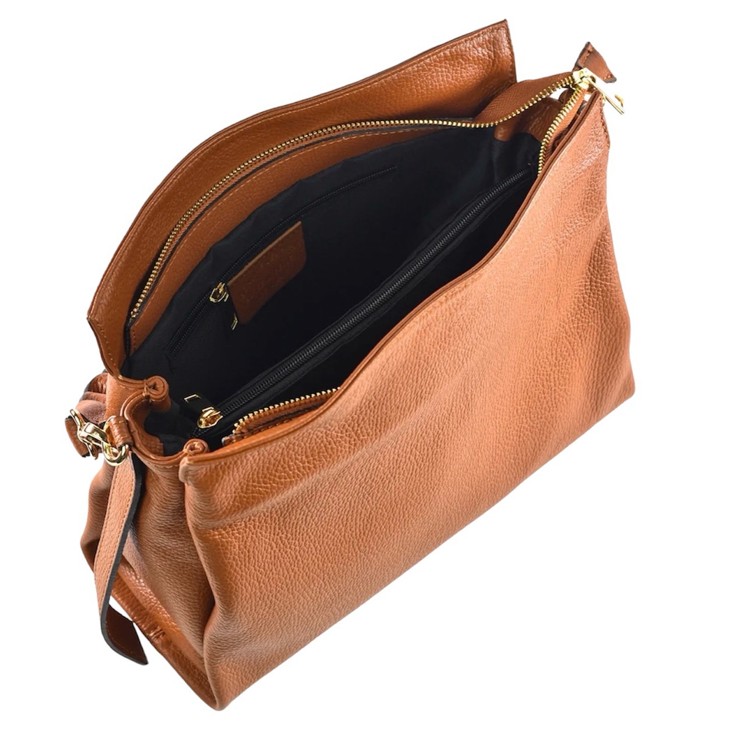 Modarno Borsa donna a tracolla/mano con manico intrecciato 31x13x24 cm