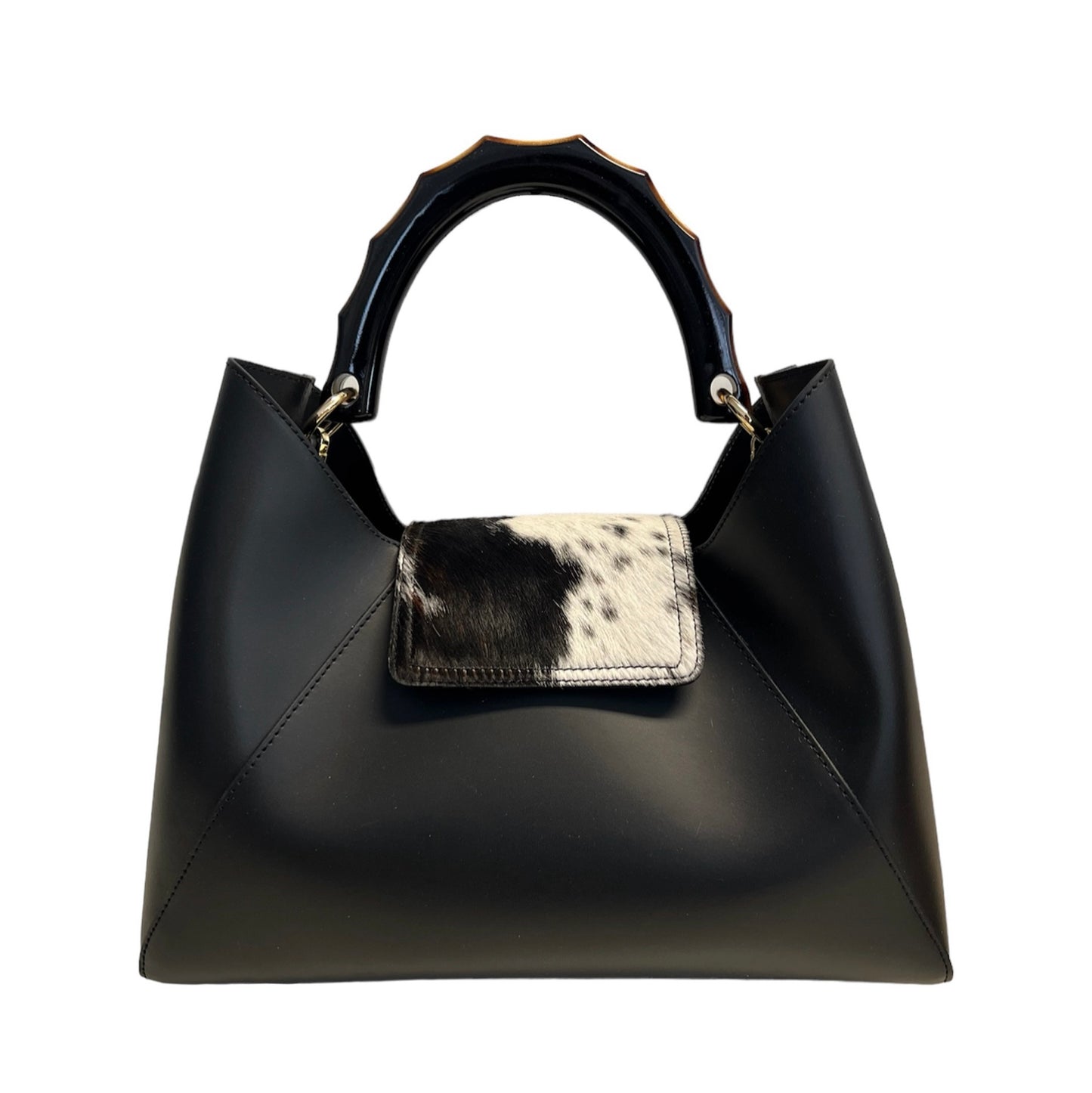 Modarno Borsa a mano in Pelle con pattina in Cavallino "Chloe"