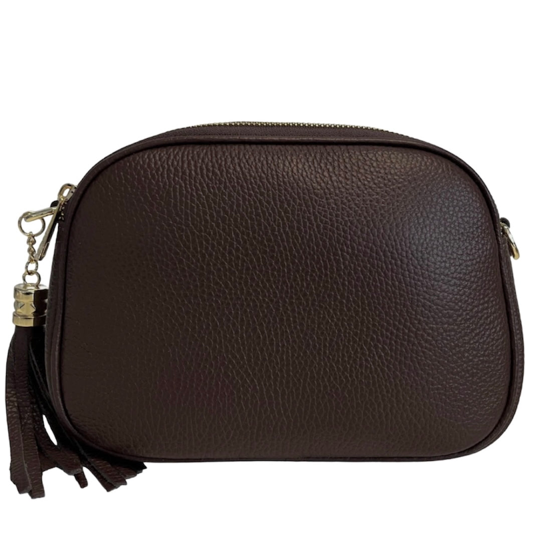 Modarno Borsa a tracolla Donna in Vera pelle Dollaro 23x8x17 cm