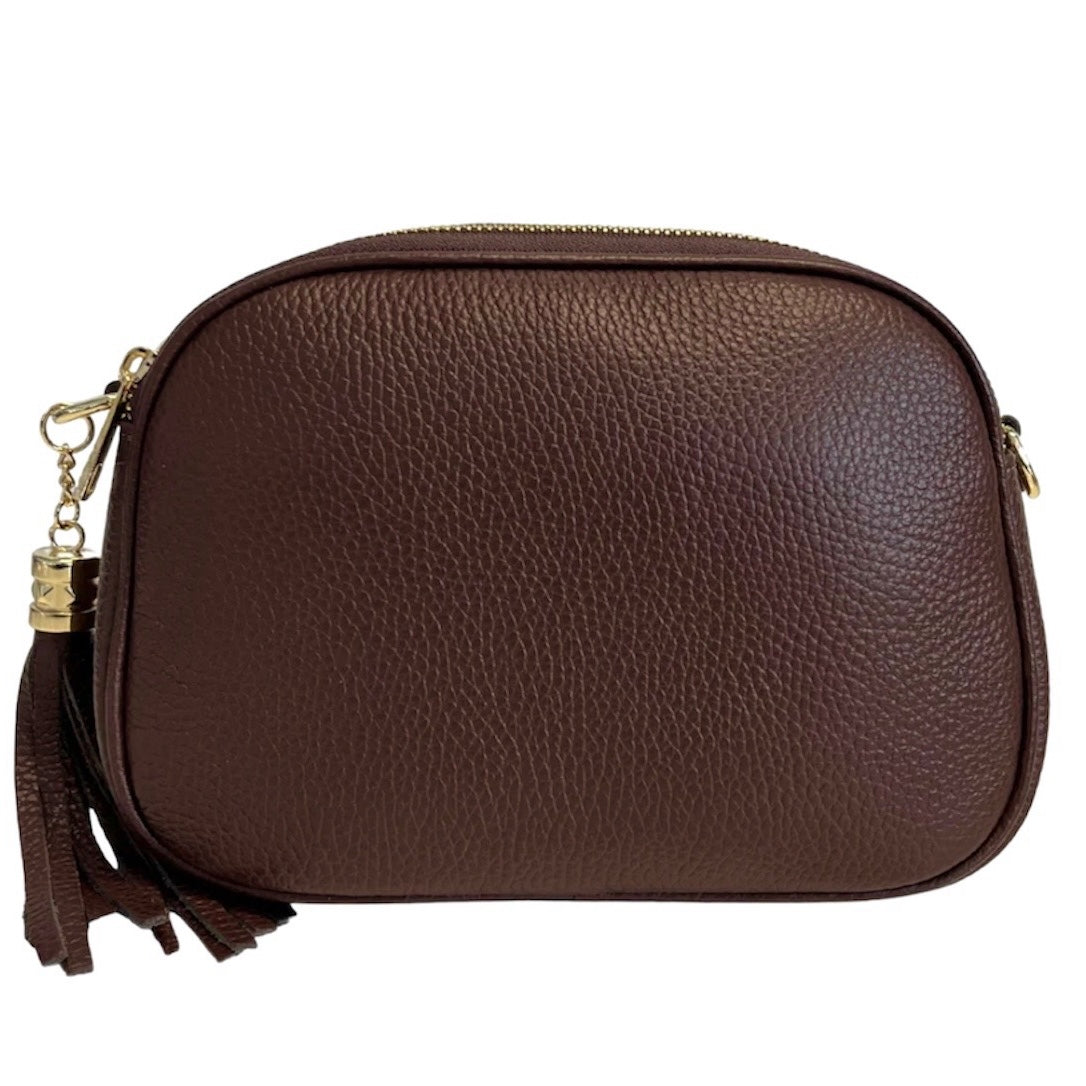 Modarno Borsa a tracolla Donna in Vera pelle Dollaro 23x8x17 cm
