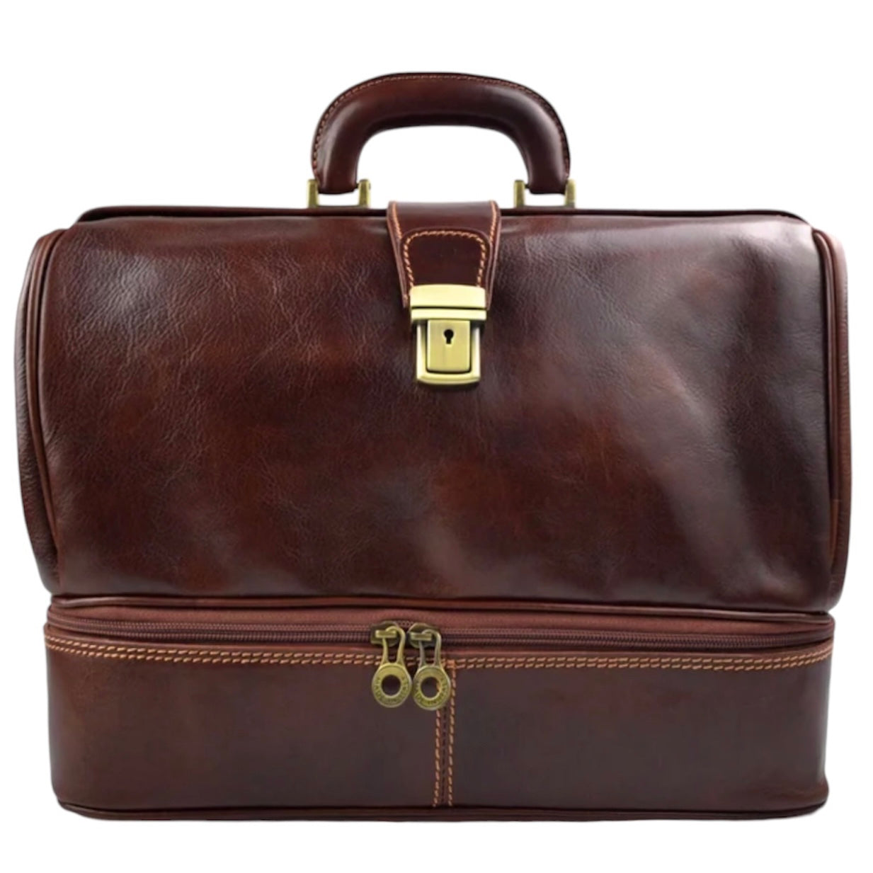 Modarno Doctor bags borsa Vera Pelle medico da Uomo/Donna , Borsa Retro-Vintage 36x18x29 cm