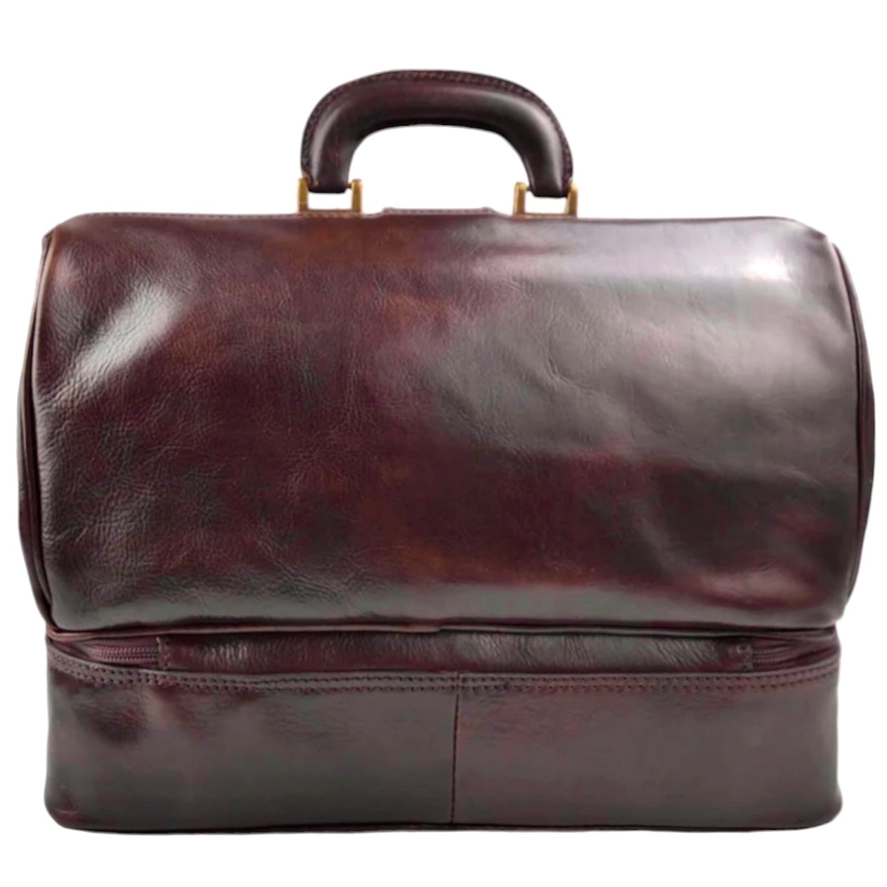 Modarno Doctor bags borsa Vera Pelle medico da Uomo/Donna , Borsa Retro-Vintage 36x18x29 cm