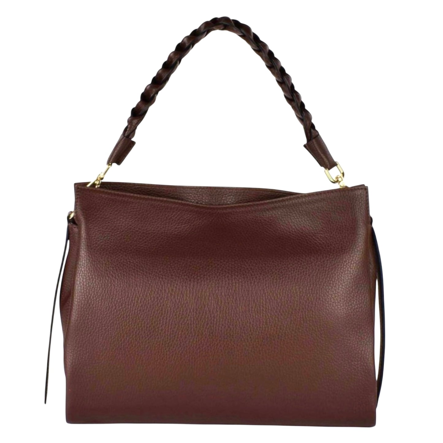 Modarno Borsa donna a tracolla/mano con manico intrecciato 31x13x24 cm