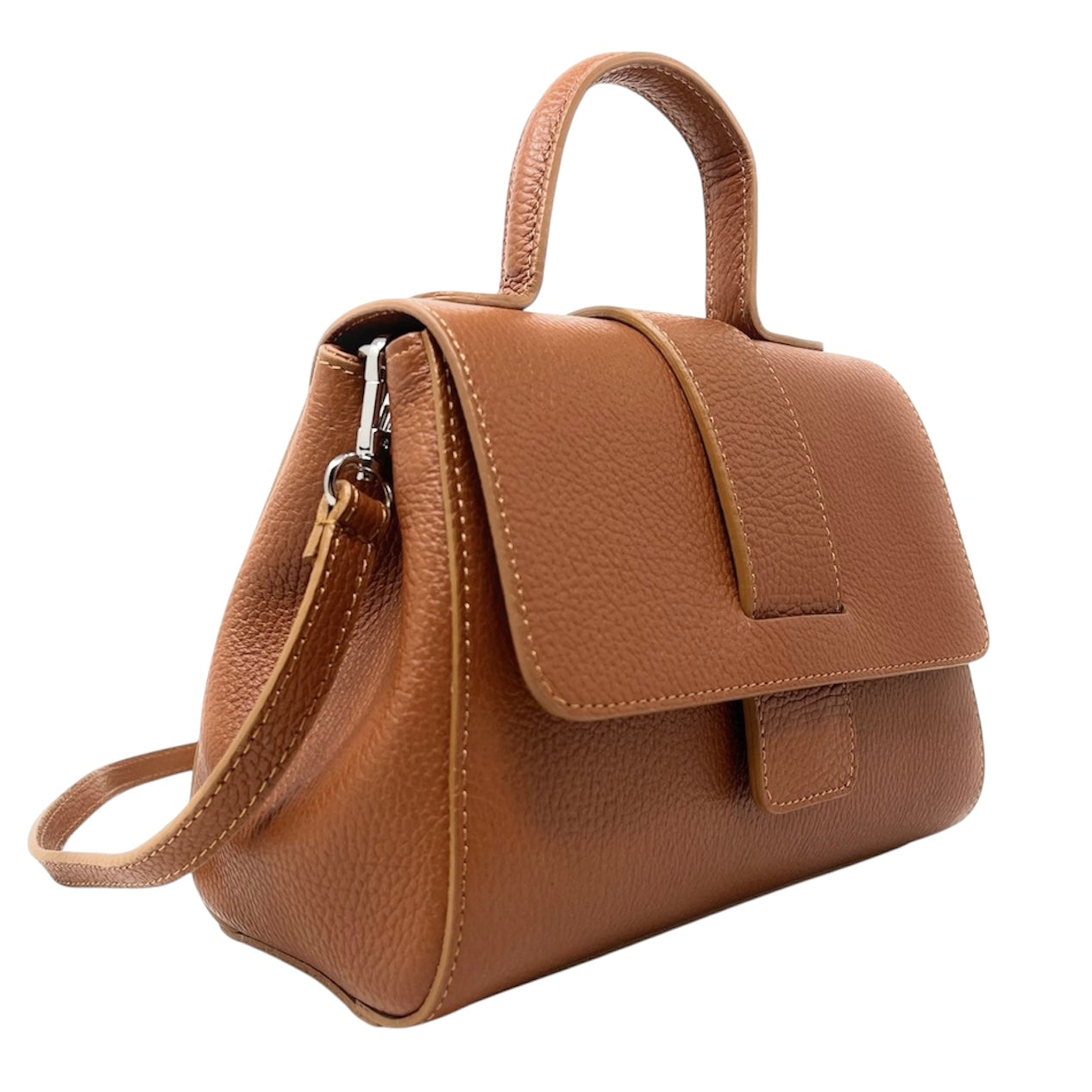 Modarno Borsa Donna Chloe in Vera Pelle Dollaro