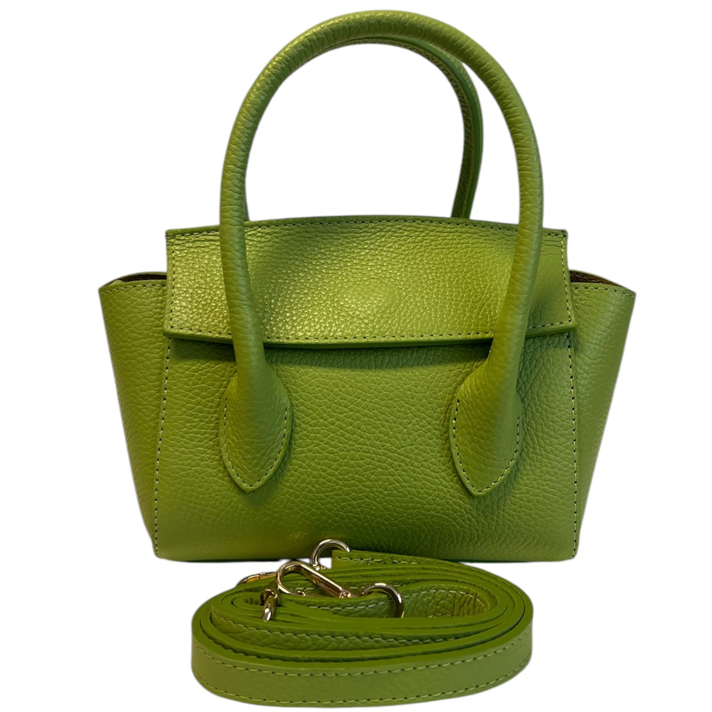 Modarno Borsetta a mano/tracolla Lily in vera pelle 19x10x13 cm