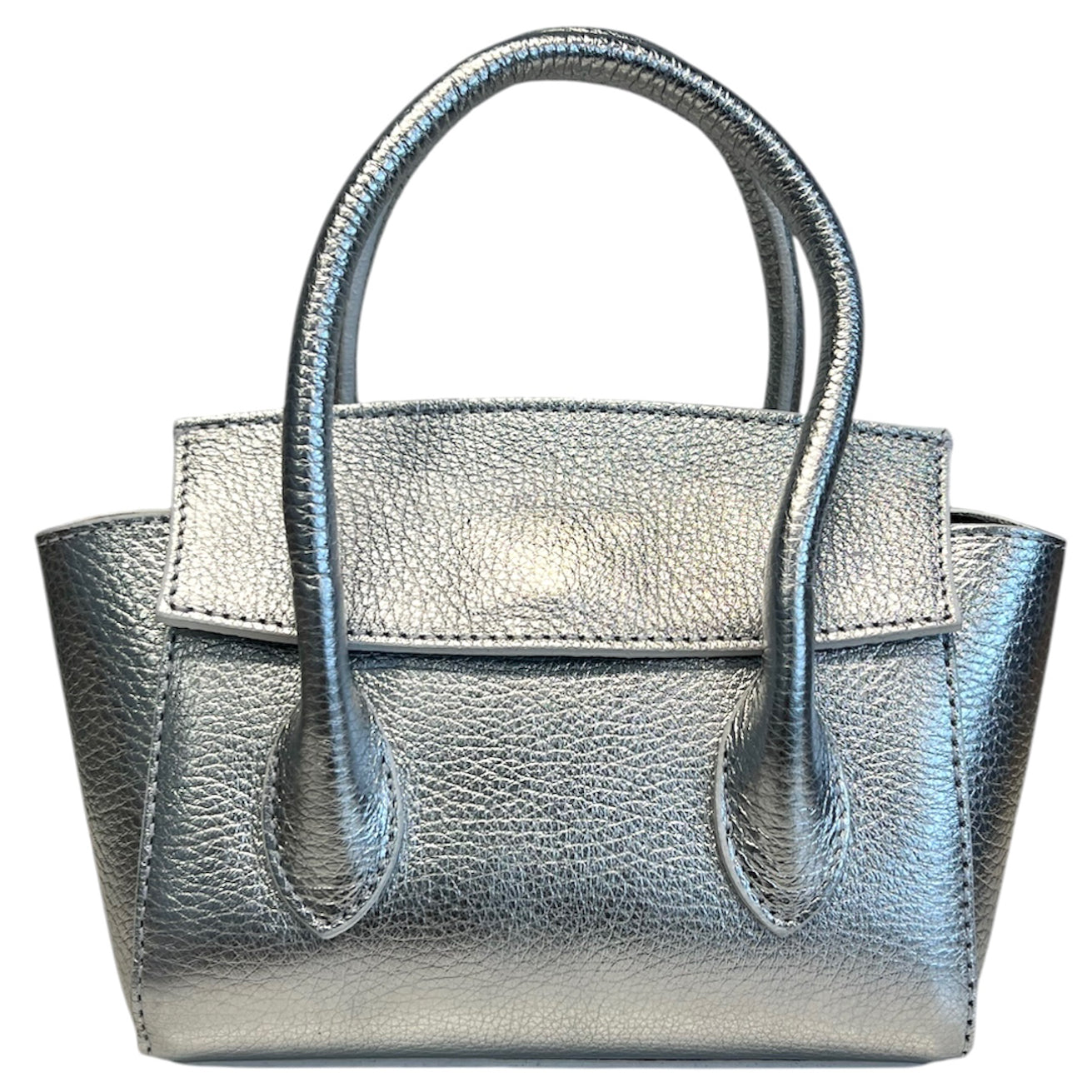 Modarno Borsetta a mano/tracolla Lily in vera pelle 19x10x13 cm