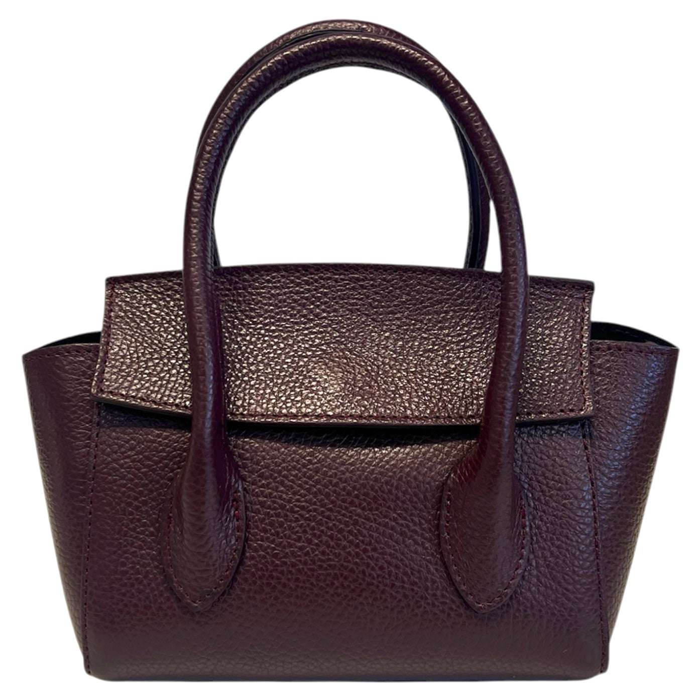 Modarno Borsetta a mano/tracolla Lily in vera pelle 19x10x13 cm