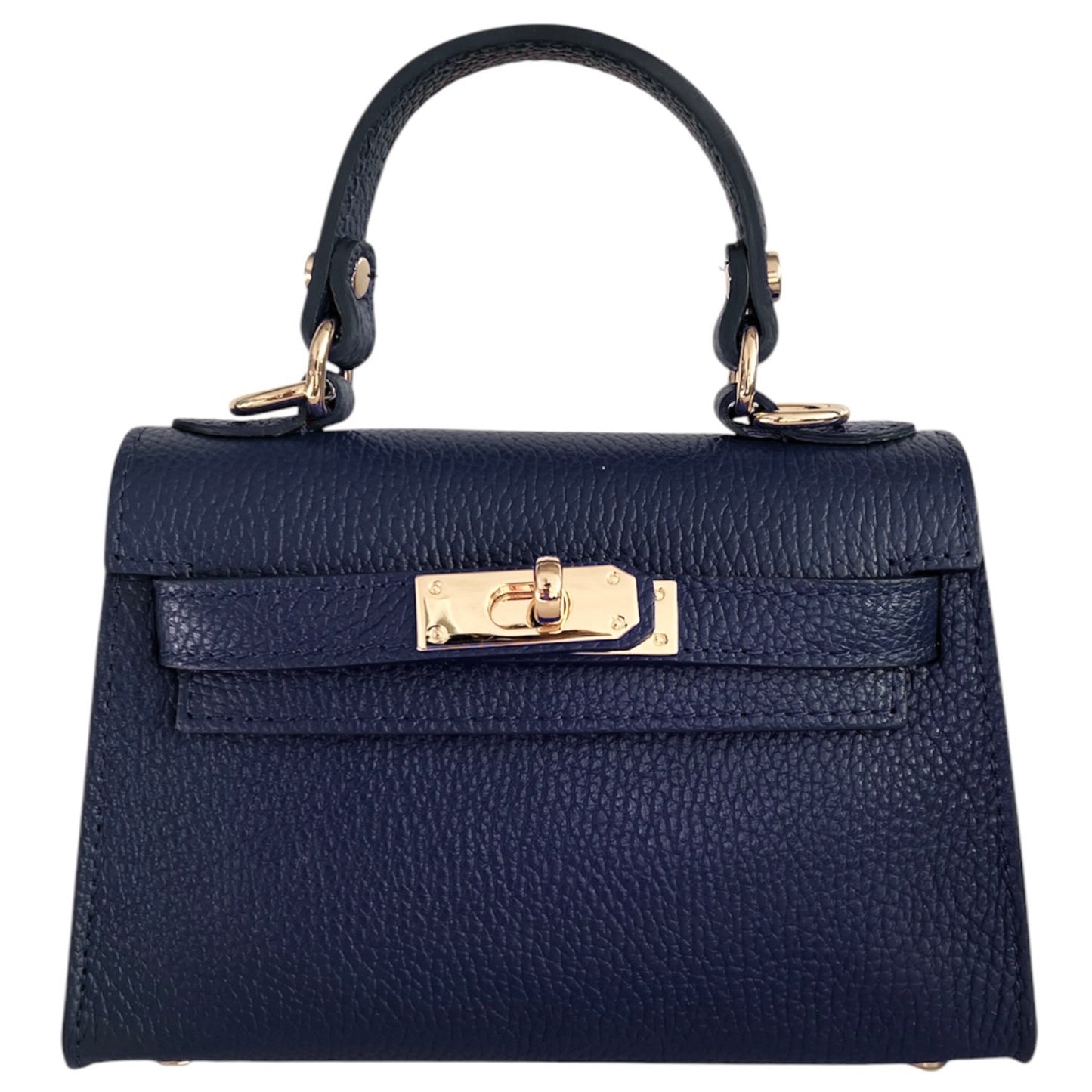 Modarno Borsetta donna "Kelly" in vera pelle Dollaro 21x8x14 cm