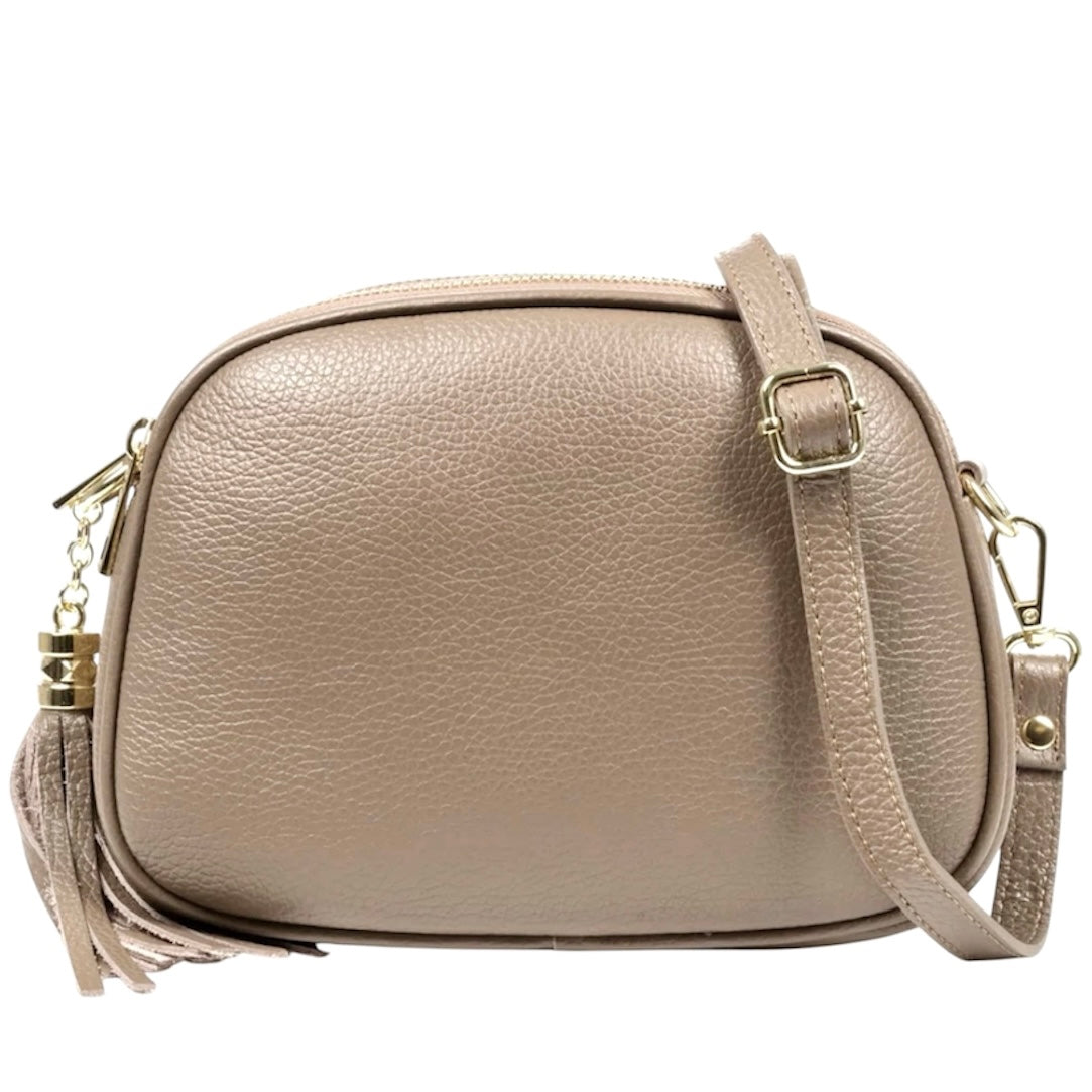 Modarno Borsa a tracolla Donna in Vera pelle Dollaro 23x8x17 cm