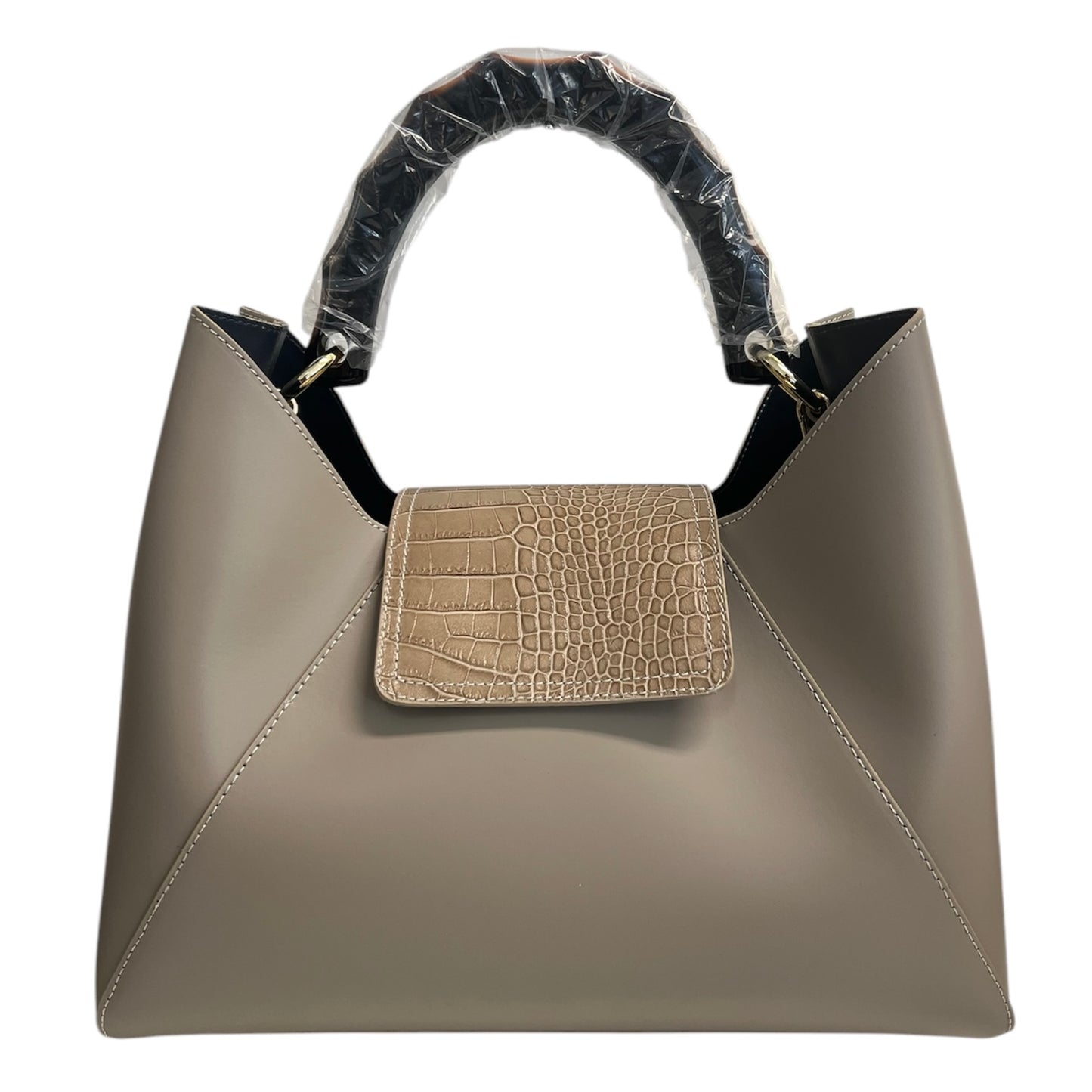 Modarno Borsa a mano in Pelle con pattina in Cavallino "Chloe"