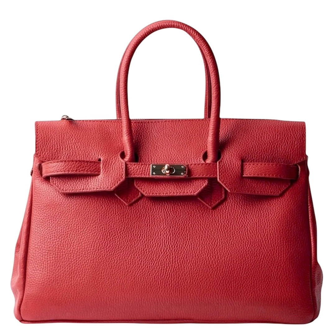 Modarno Borsa Birk a Mano in vera Pelle 40x17x28 cm
