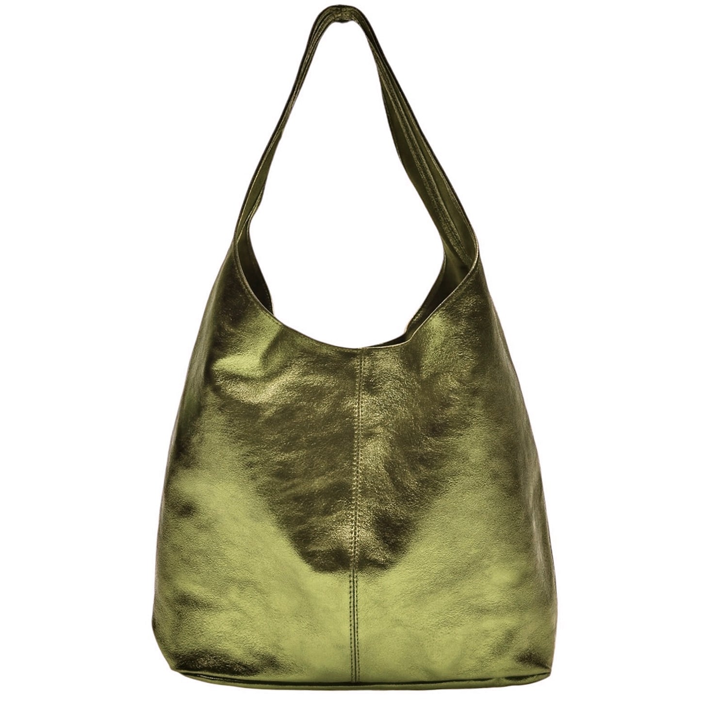 Modarno Borsa a tracolla da donna in pelle scamosciata laminato 34x17x59 cm