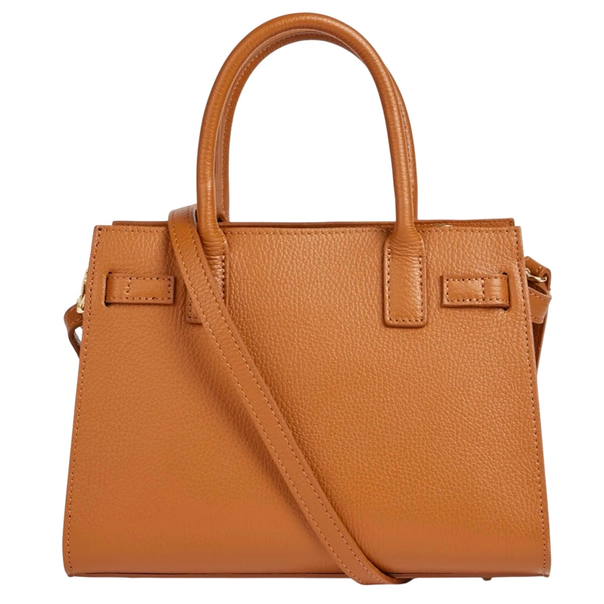 Modarno Borsa a mano e a tracolla "Gina" in vera pelle 28x14x20cm