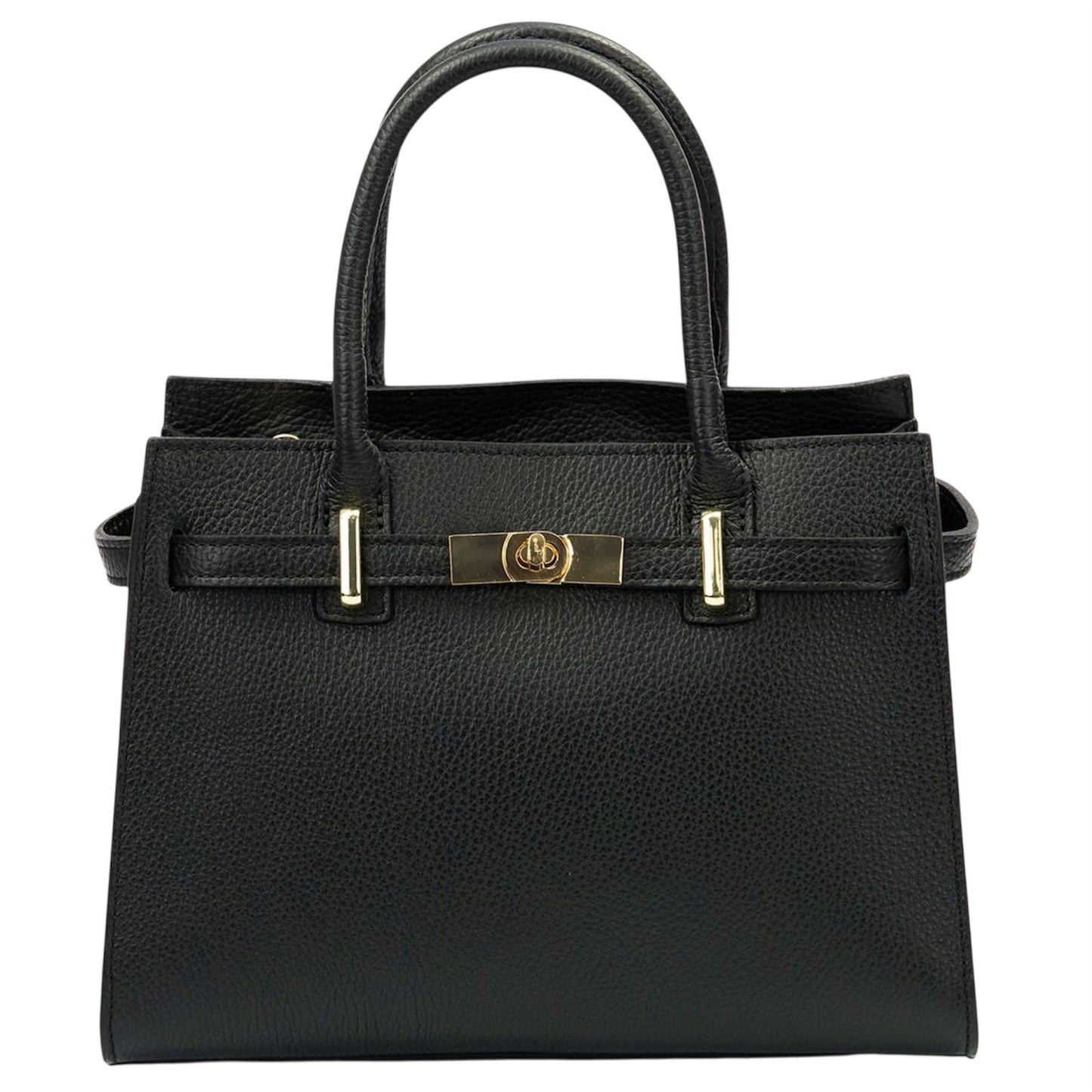 Modarno Borsa a mano e a tracolla "Gina" in vera pelle 28x14x20cm