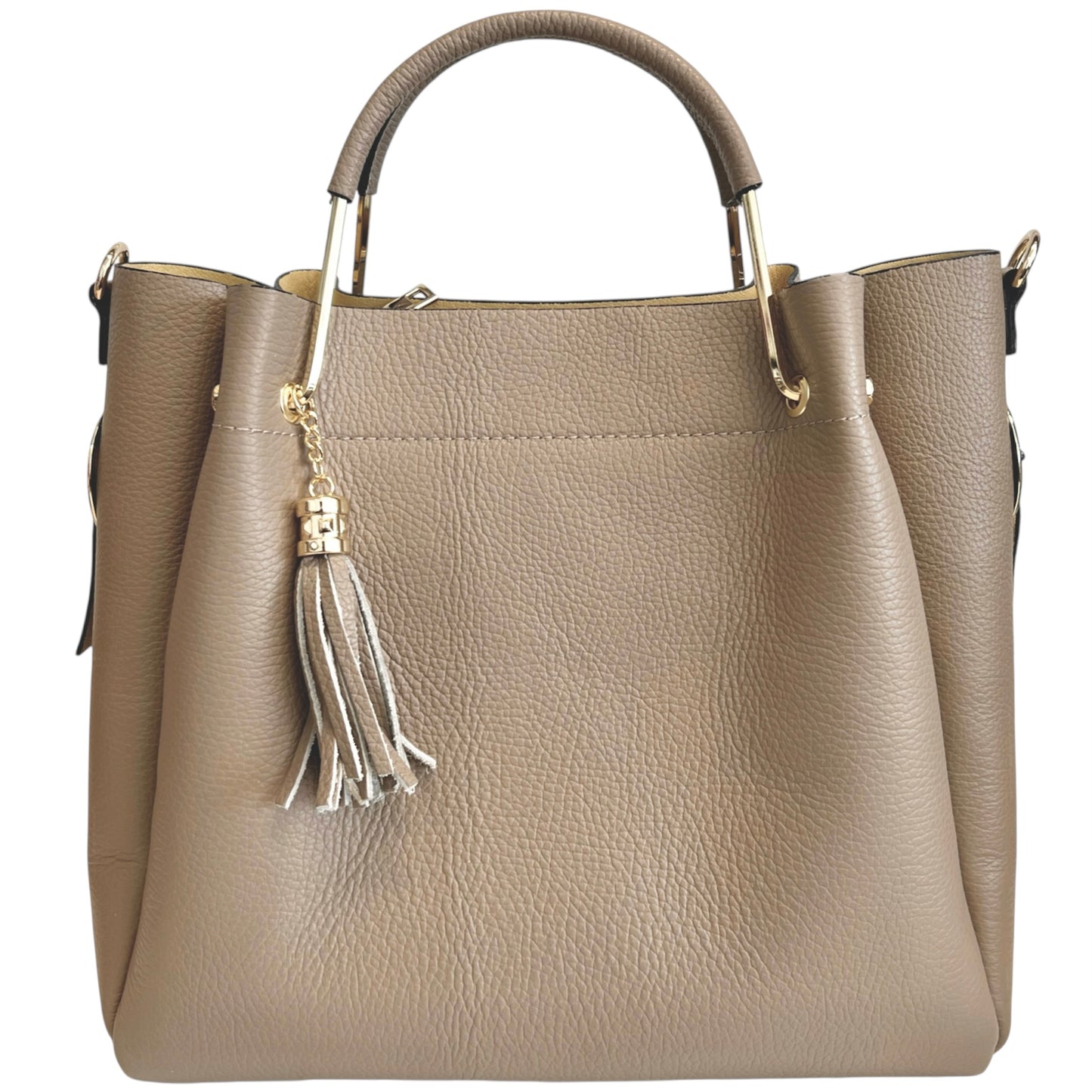 Modarno Bucket Bag für Damen aus echtem Leder + Innentasche Modell Fiona