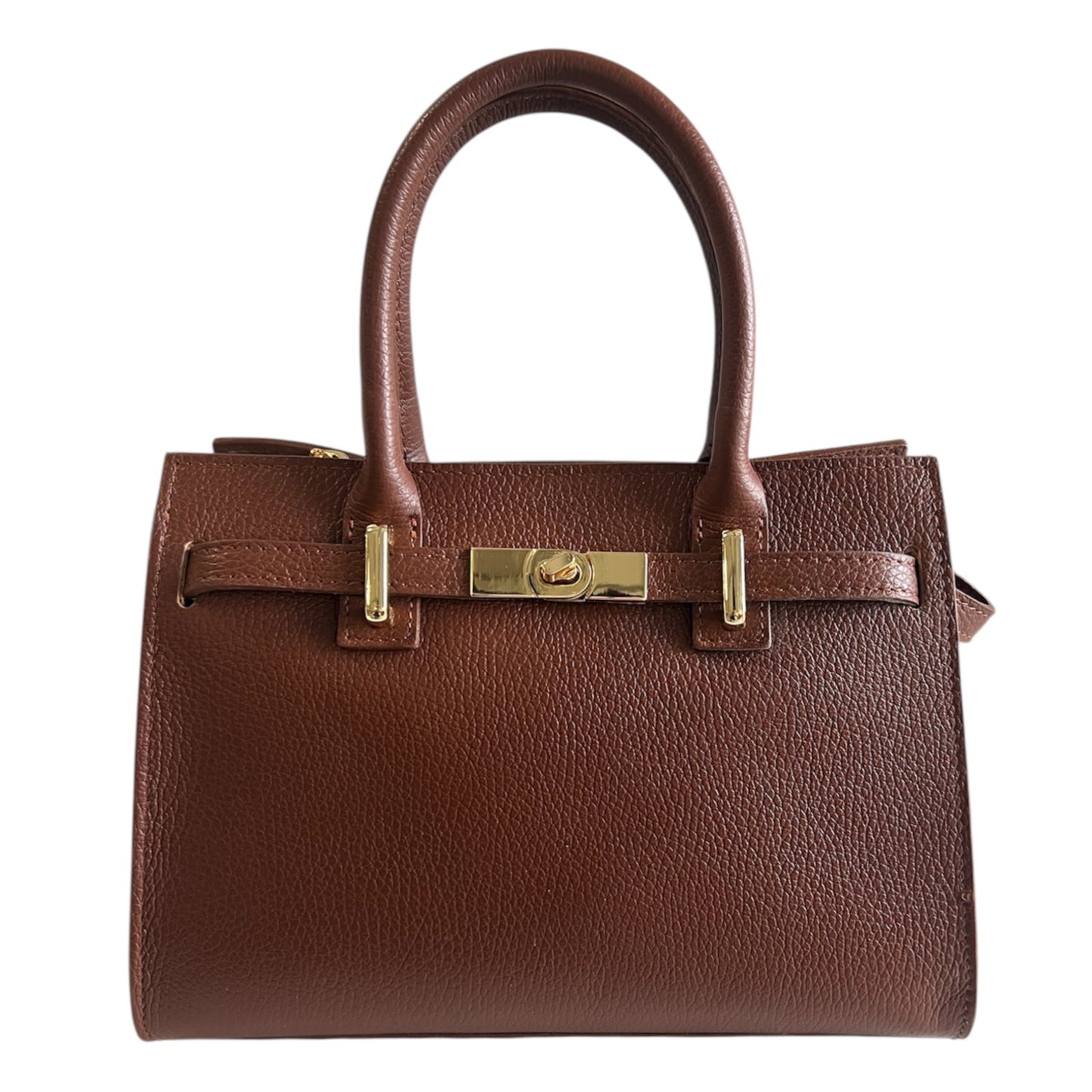 Modarno Borsa a mano e a tracolla "Gina" in vera pelle 28x14x20cm