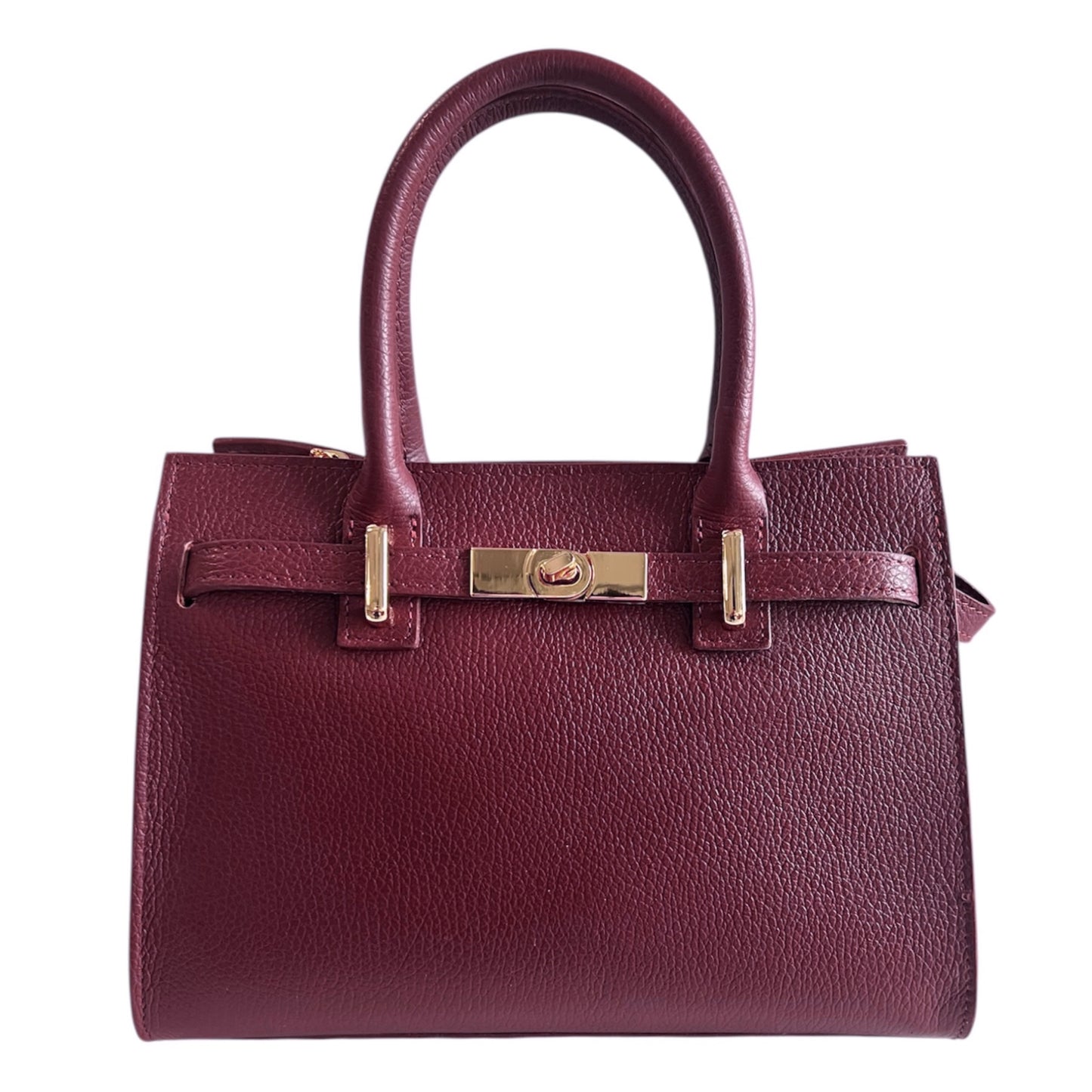Modarno Borsa a mano e a tracolla "Gina" in vera pelle 28x14x20cm