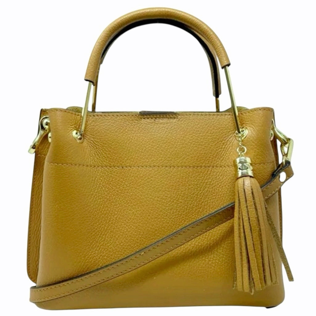 Modarno Borsa donna Secchiello piccola Eva in vera pelle 26x13x21 cm