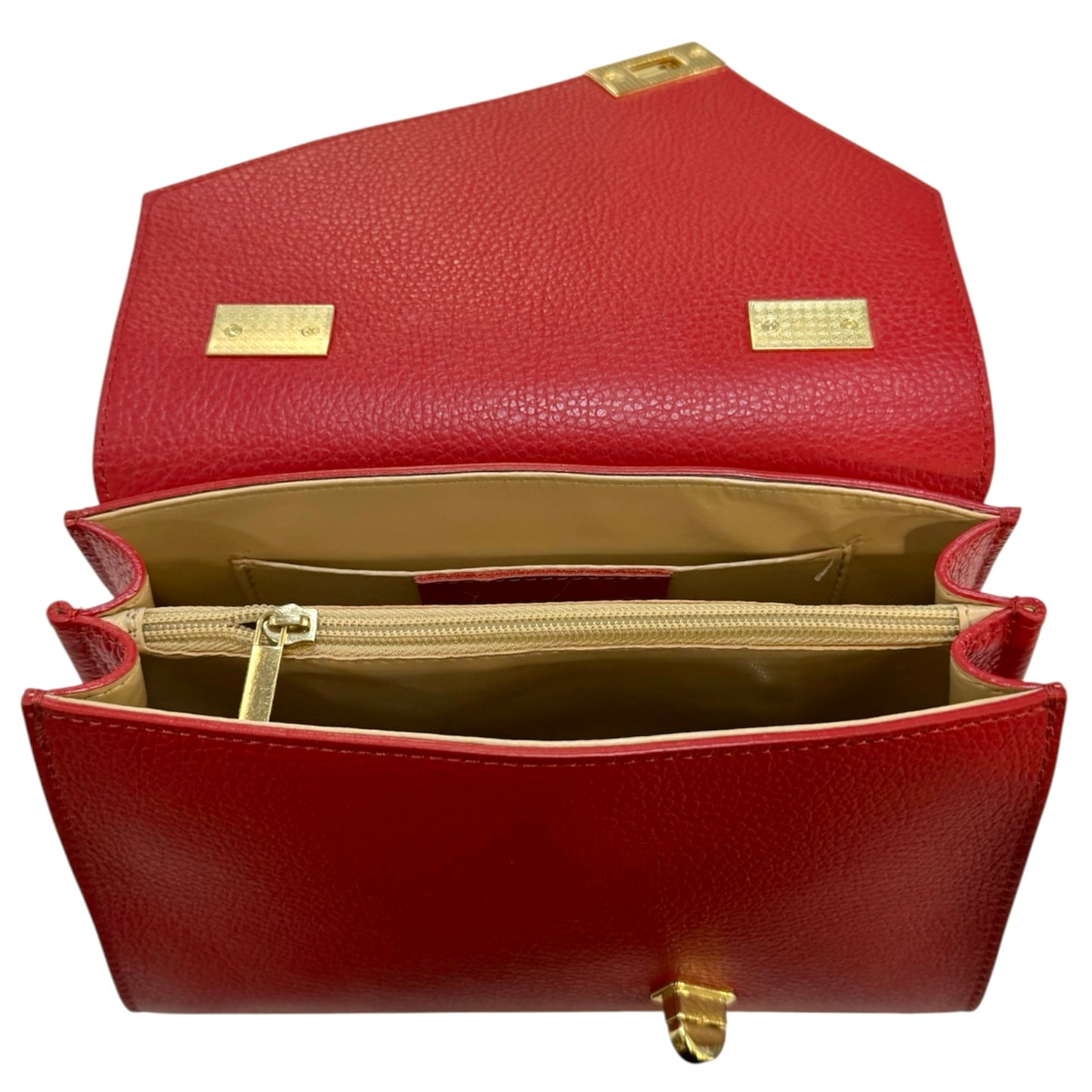 Modarno Borsa donna vera pelle "Marina" a mano e tracolla 24x11x17 cm