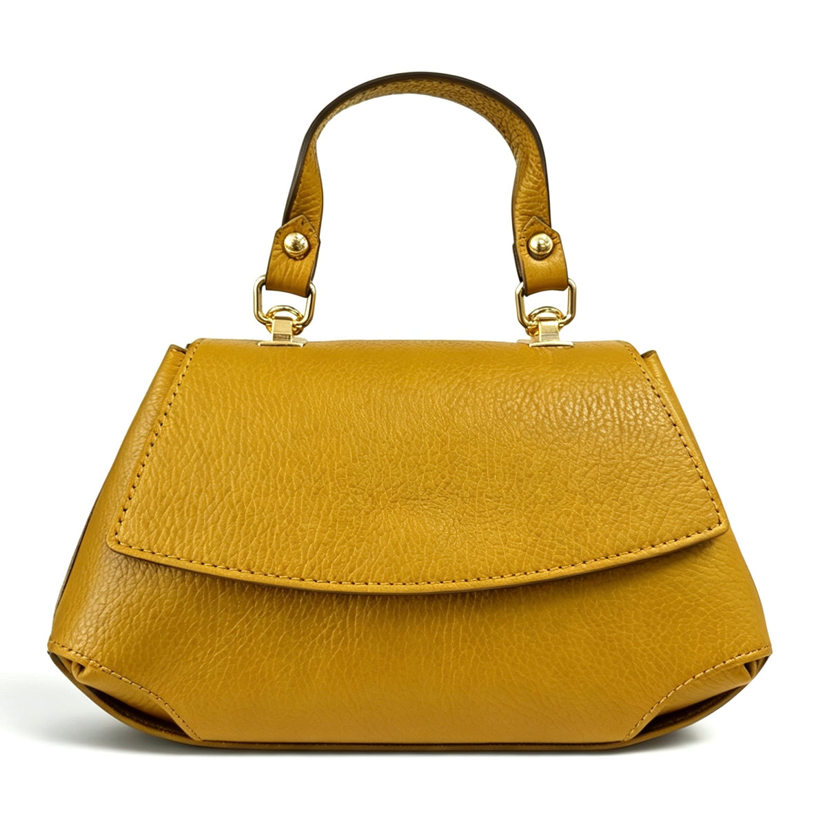 Modarno Borsa a mano e tracolla "Alis" in vera pelle martellata 26x12x15 cm
