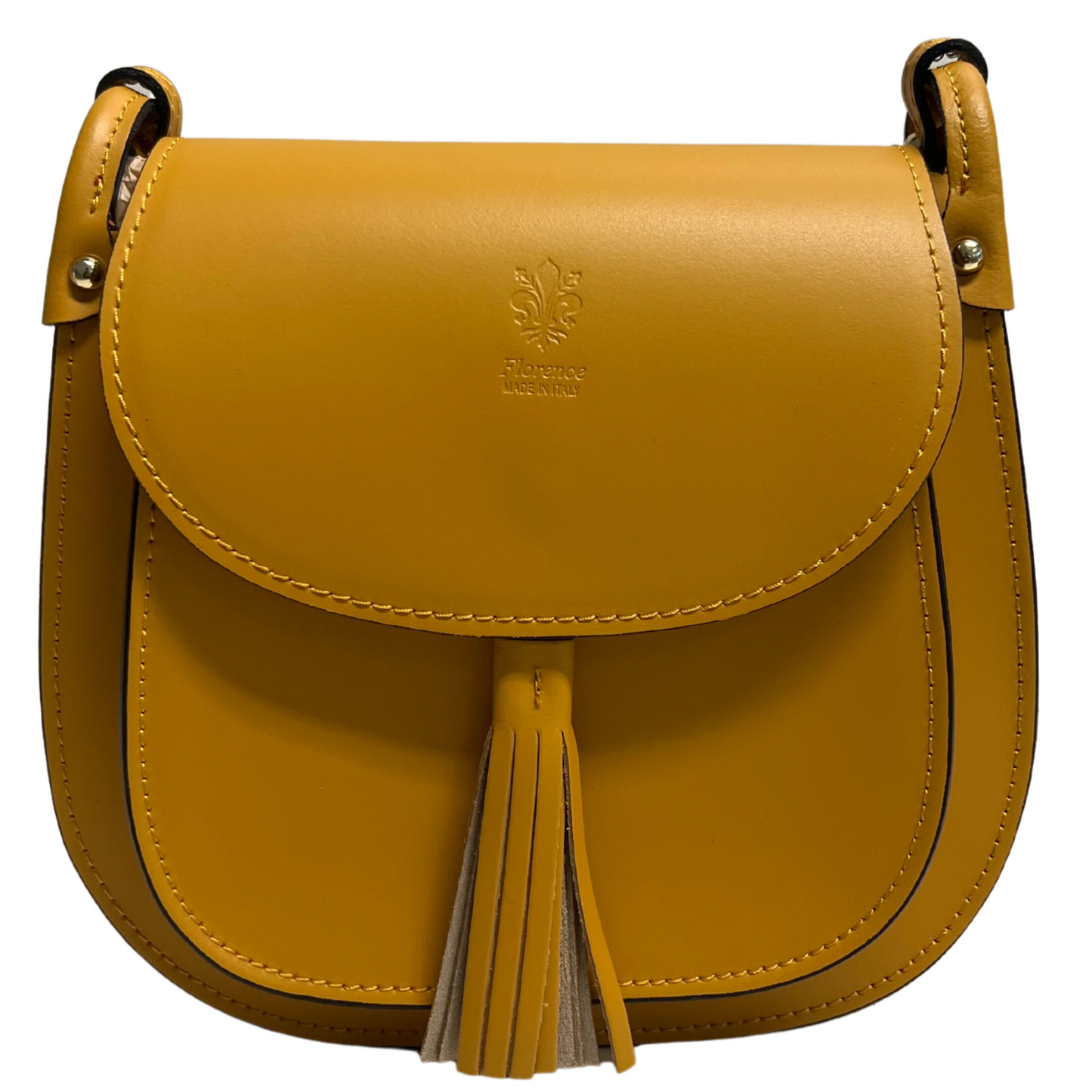 Modarno Borsa a Spalla Tracollina da Donna in Vera Pelle Made in Italy - 23x21x7