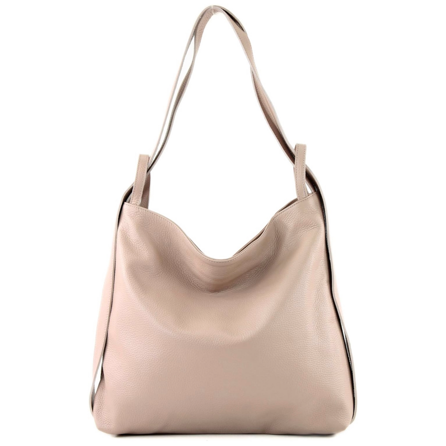 Modarno Shopper Zaino in Vera Pelle da donna 2in1