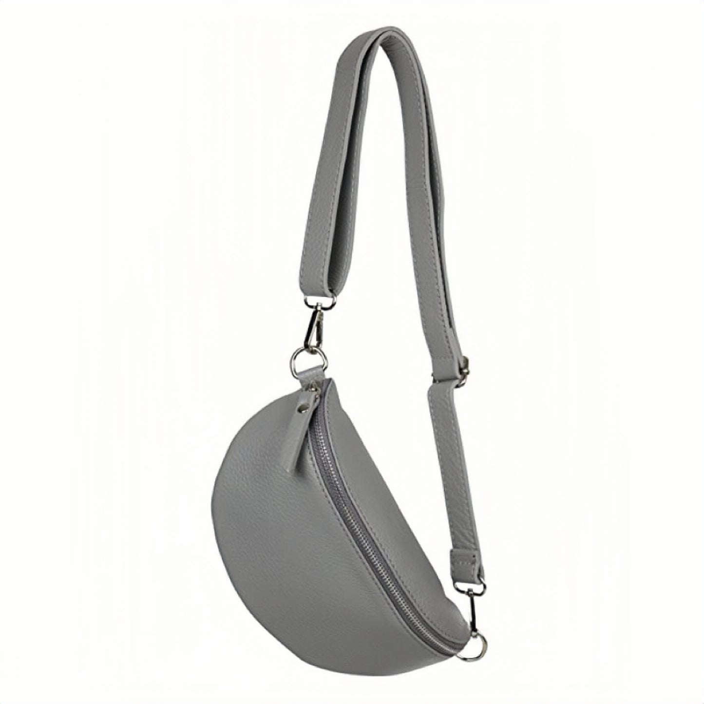 Modarno Borsa marsupio e tracolla da donna e uomo unisex in vera pelle 23x7x12 cm