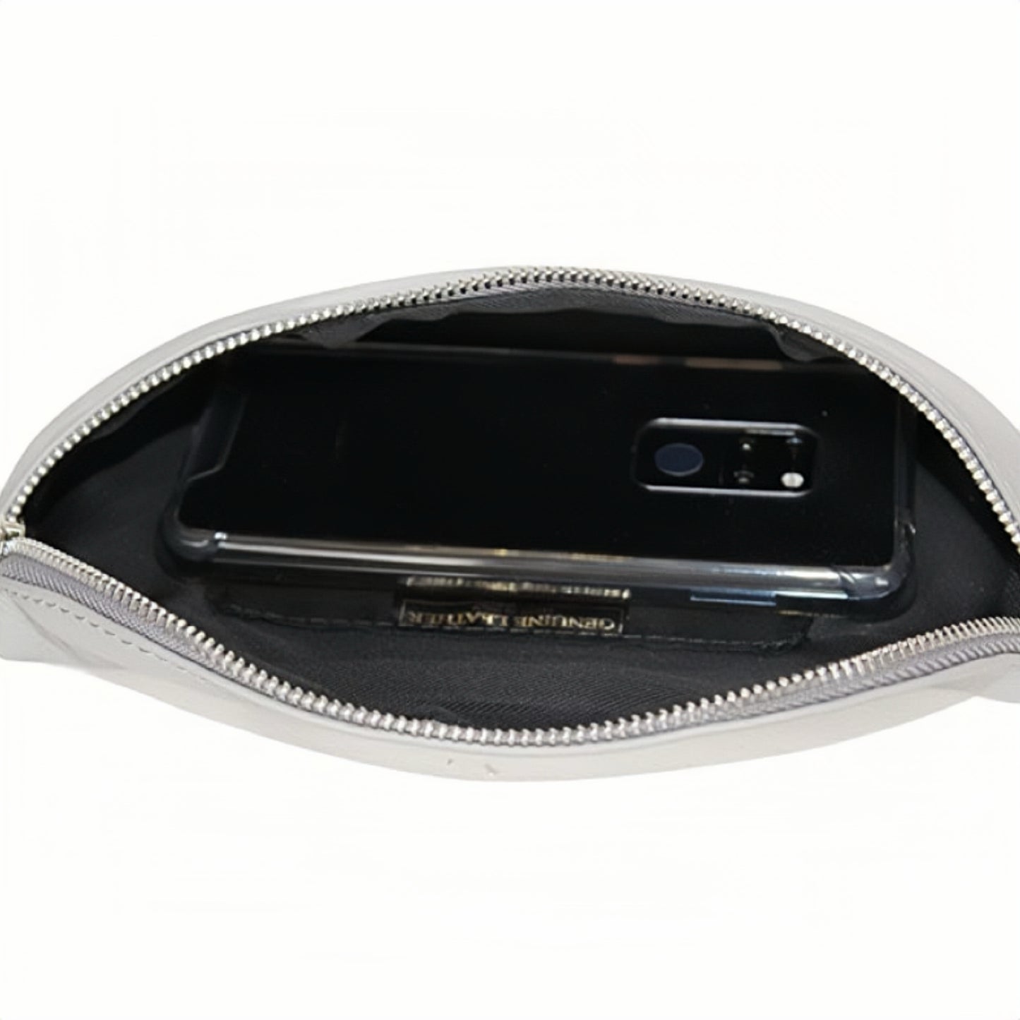 Modarno Borsa marsupio e tracolla da donna e uomo unisex in vera pelle 23x7x12 cm