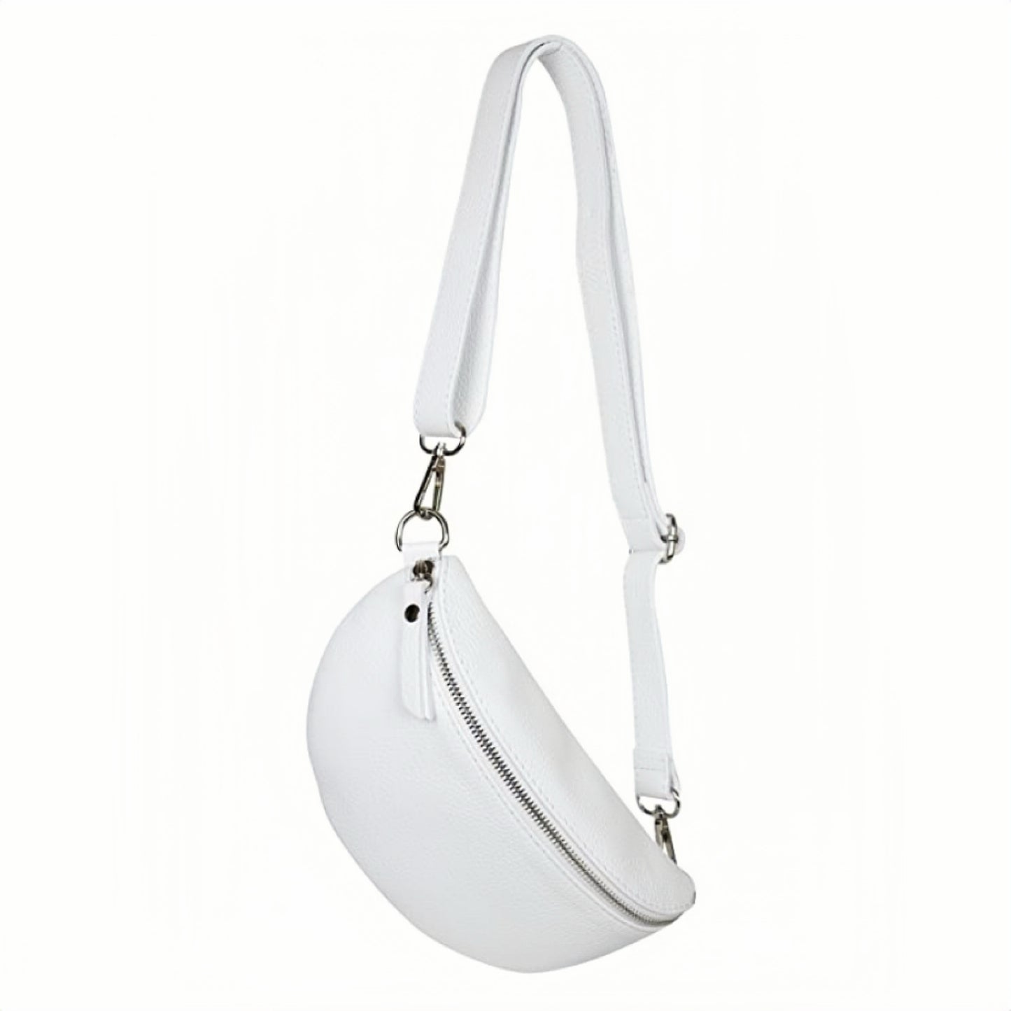 Modarno Borsa marsupio e tracolla da donna e uomo unisex in vera pelle 23x7x12 cm