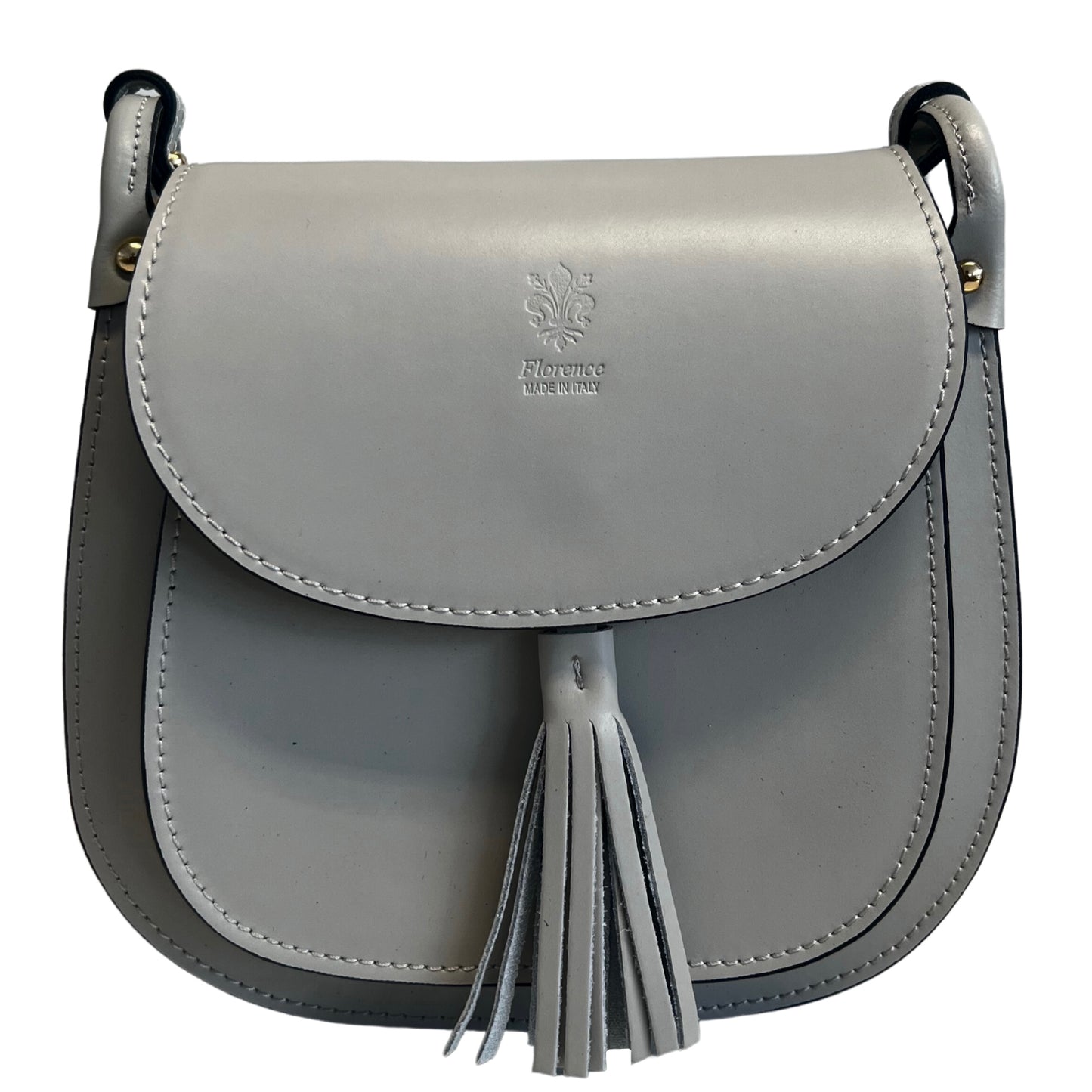 Modarno Borsa a Spalla Tracollina da Donna in Vera Pelle Made in Italy - 23x21x7