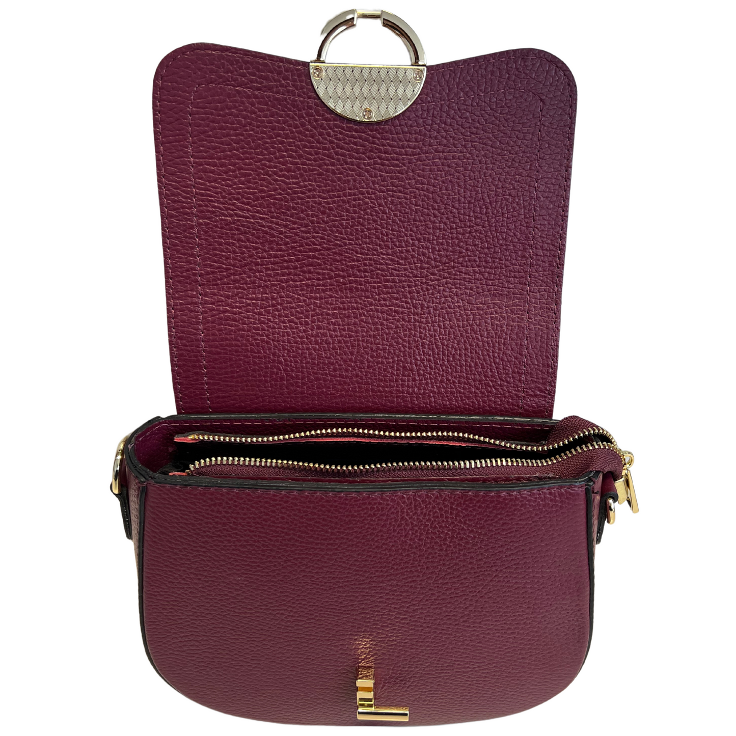 Modarno Borsetta donna in vera pelle 23x8x19