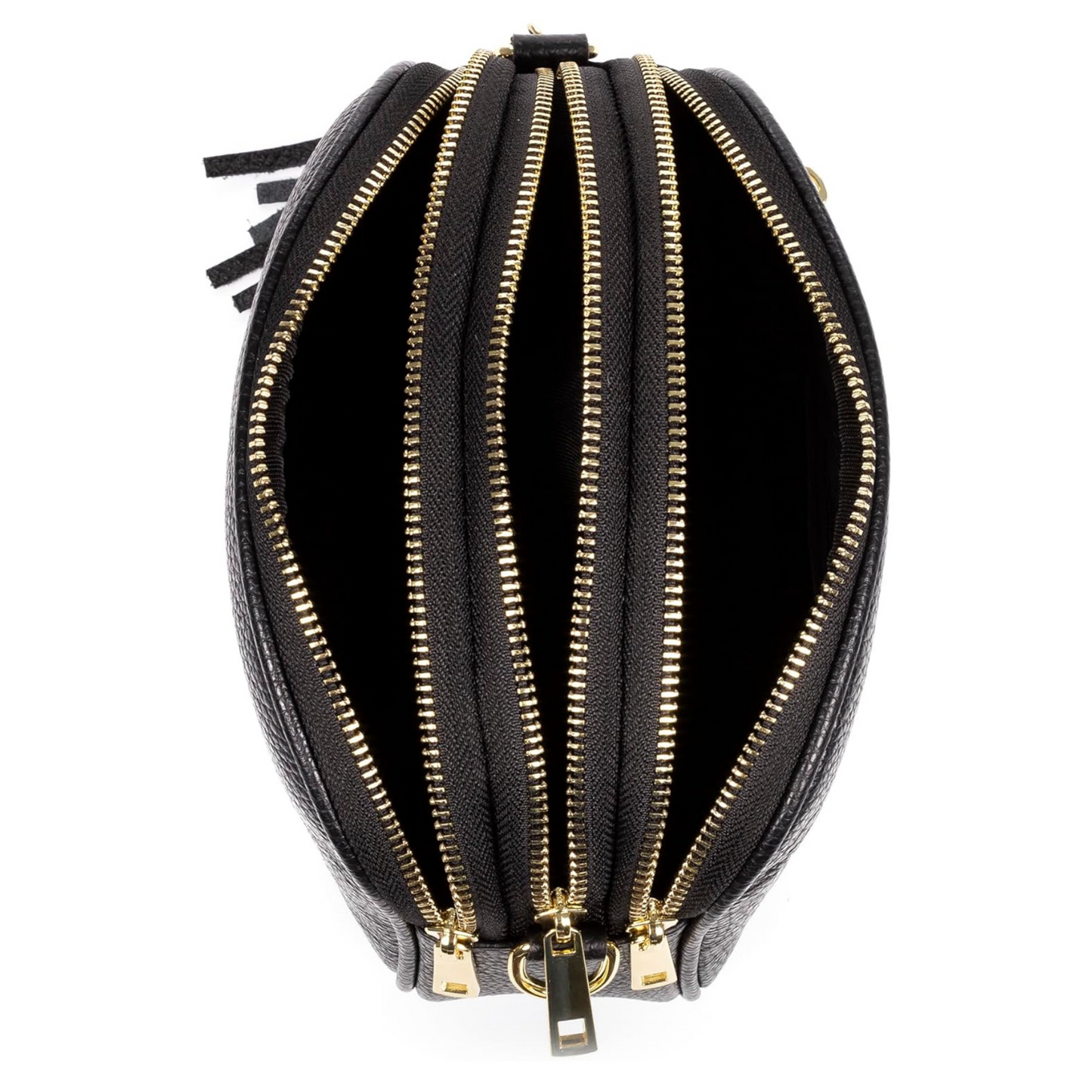 Modarno Borsa a tracolla Donna in Vera pelle Dollaro 23x8x17 cm