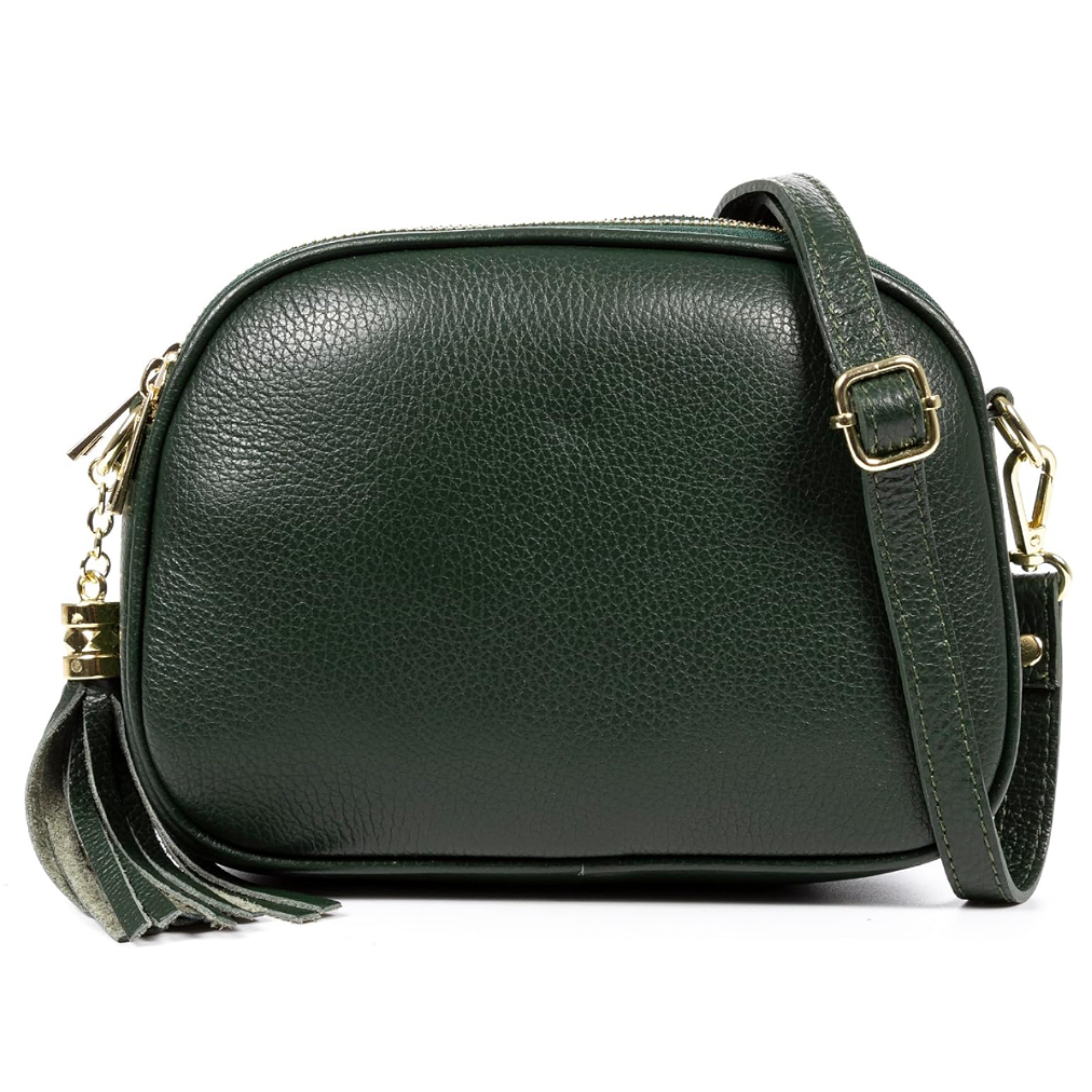 Modarno Borsa a tracolla Donna in Vera pelle Dollaro 23x8x17 cm