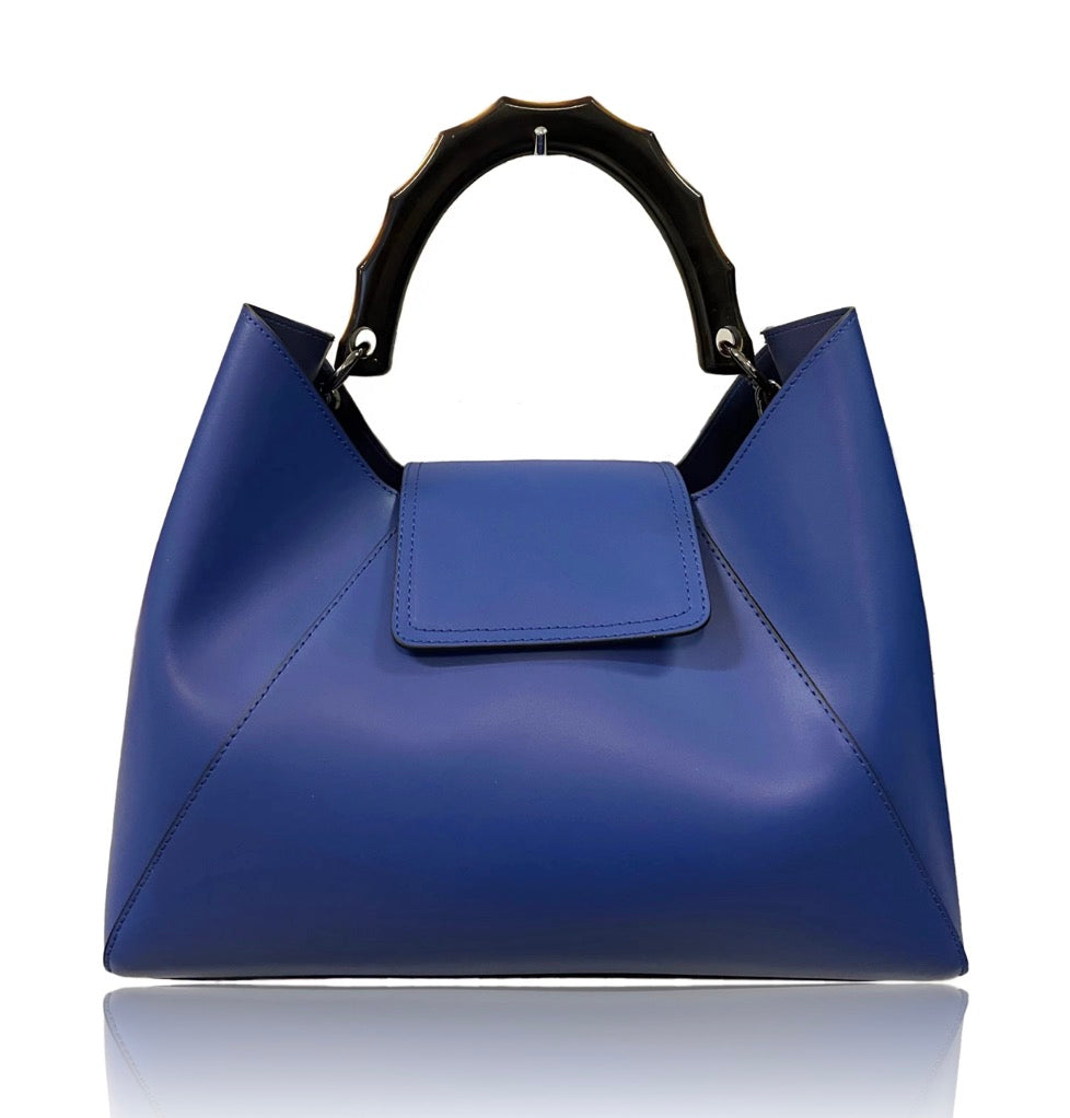 Modarno Borsa a mano in Pelle con pattina in Cavallino "Chloe"