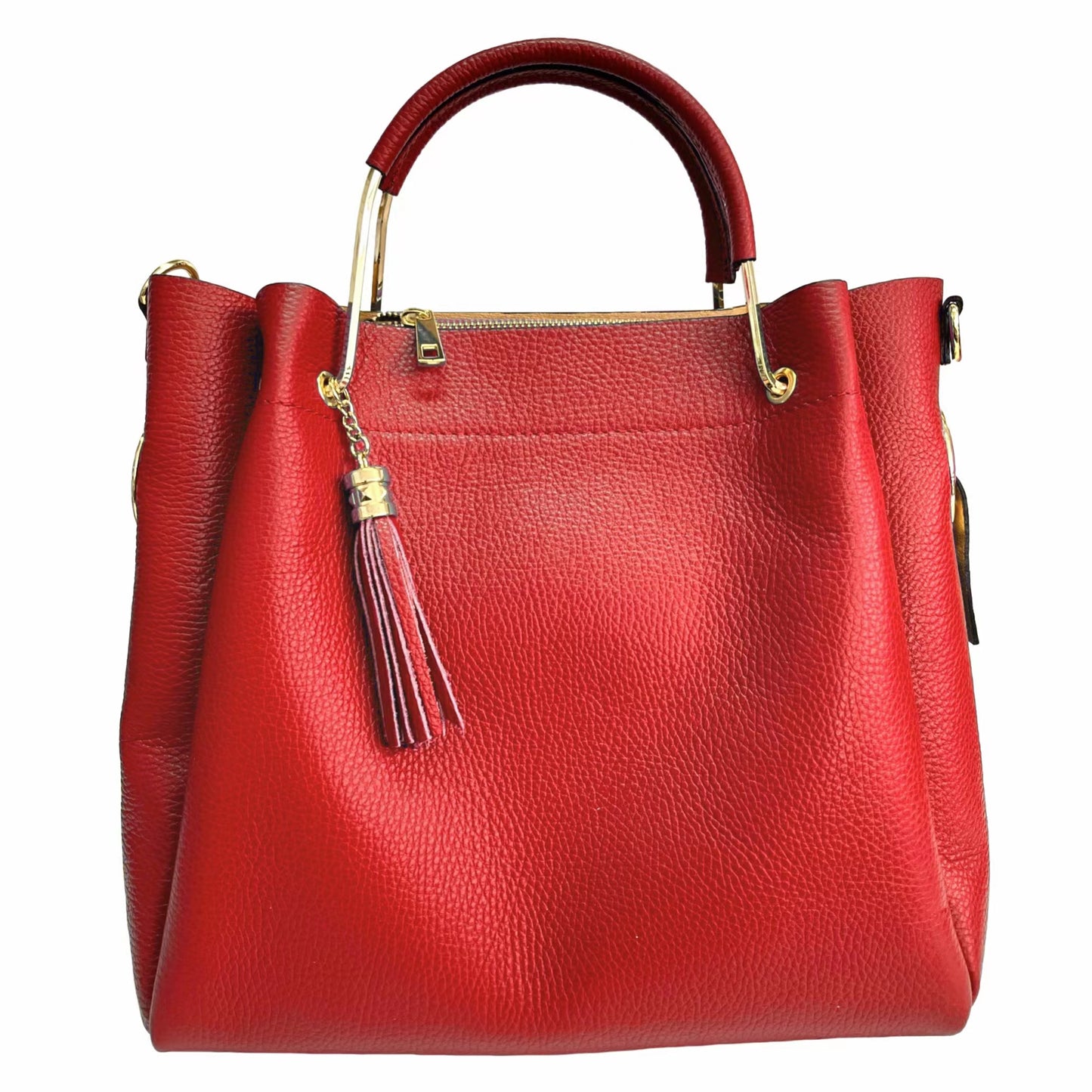 Modarno Bucket Bag für Damen aus echtem Leder + Innentasche Modell Fiona