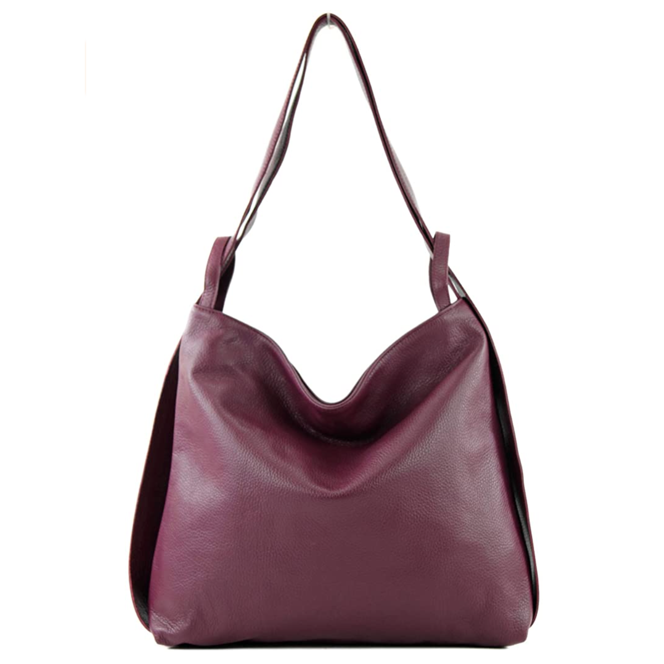Modarno Shopper Zaino in Vera Pelle da donna 2in1