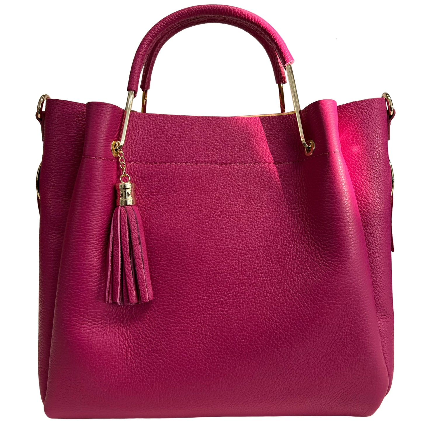Modarno Bucket Bag für Damen aus echtem Leder + Innentasche Modell Fiona