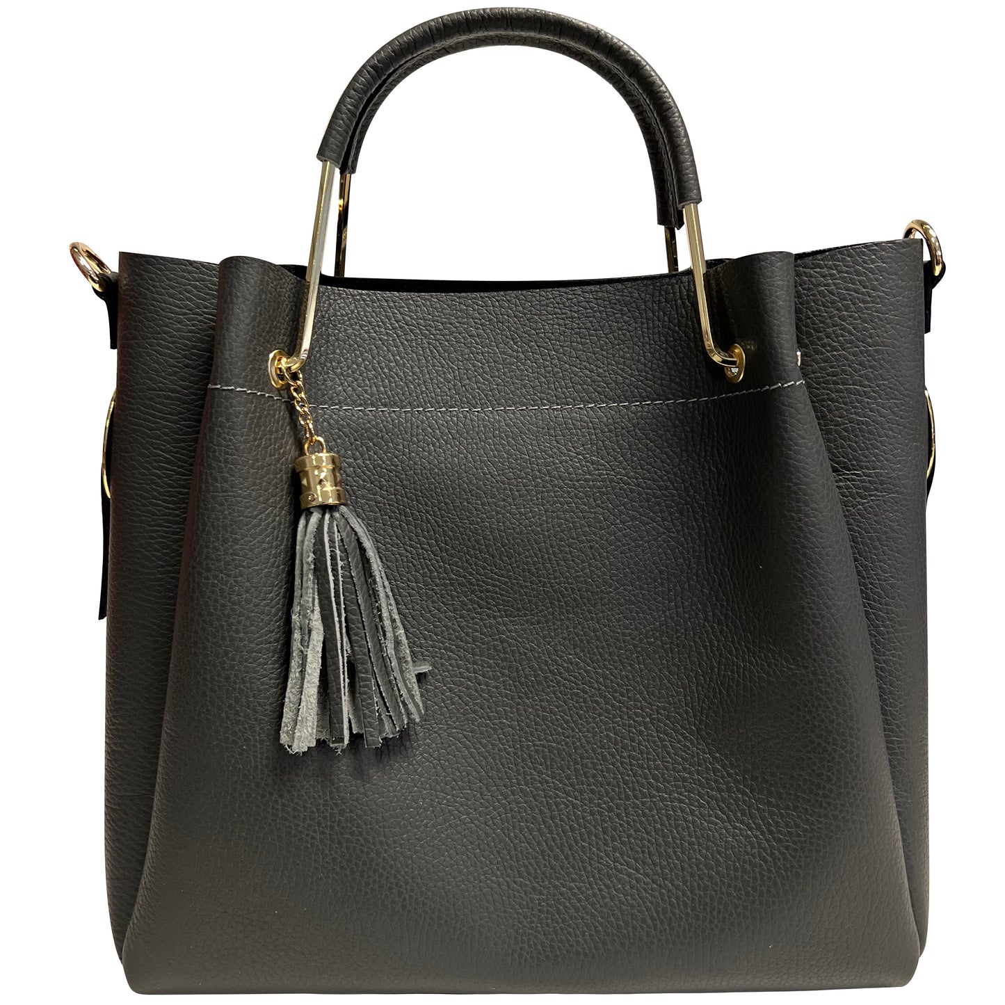 Modarno Bucket Bag für Damen aus echtem Leder + Innentasche Modell Fiona
